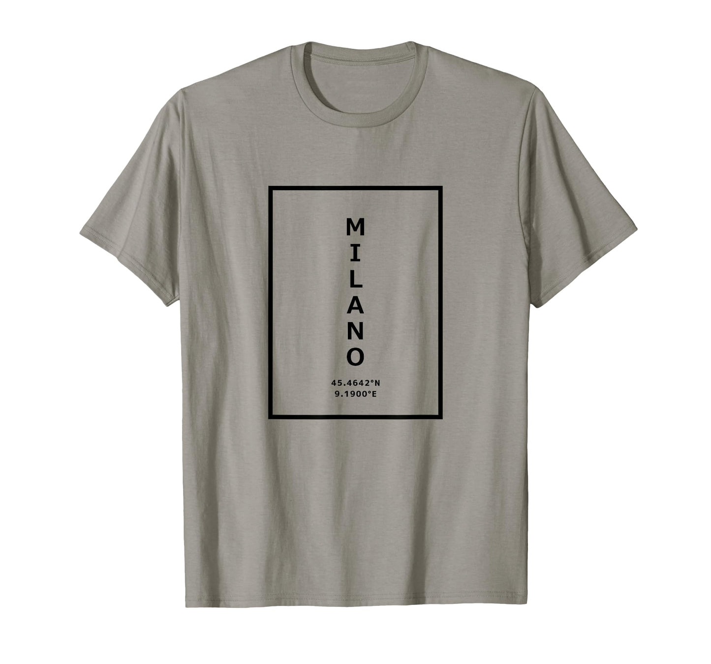 Milano Italy Coordinates Minimalist T-Shirt