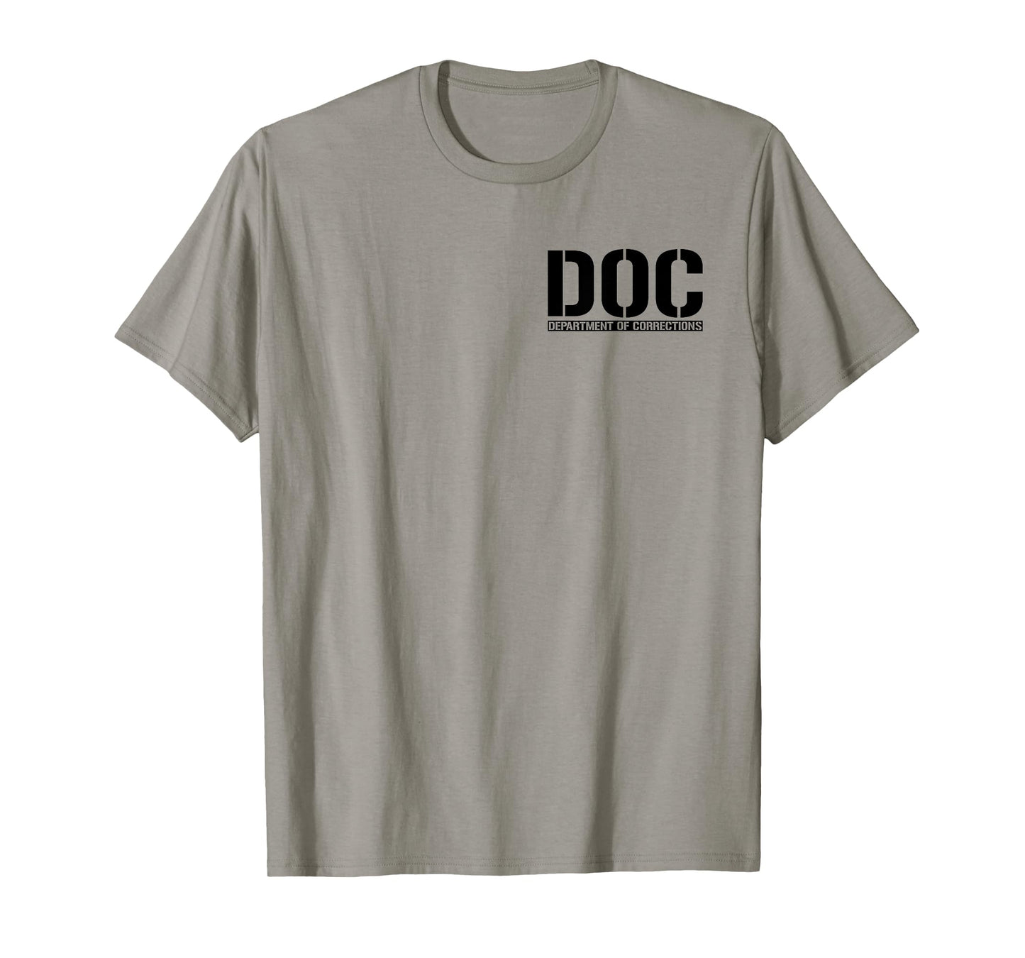 DOC DEPARTMENT OF CORRECTIONS INMATE OFFICER COSTUME TEE T-Shirt