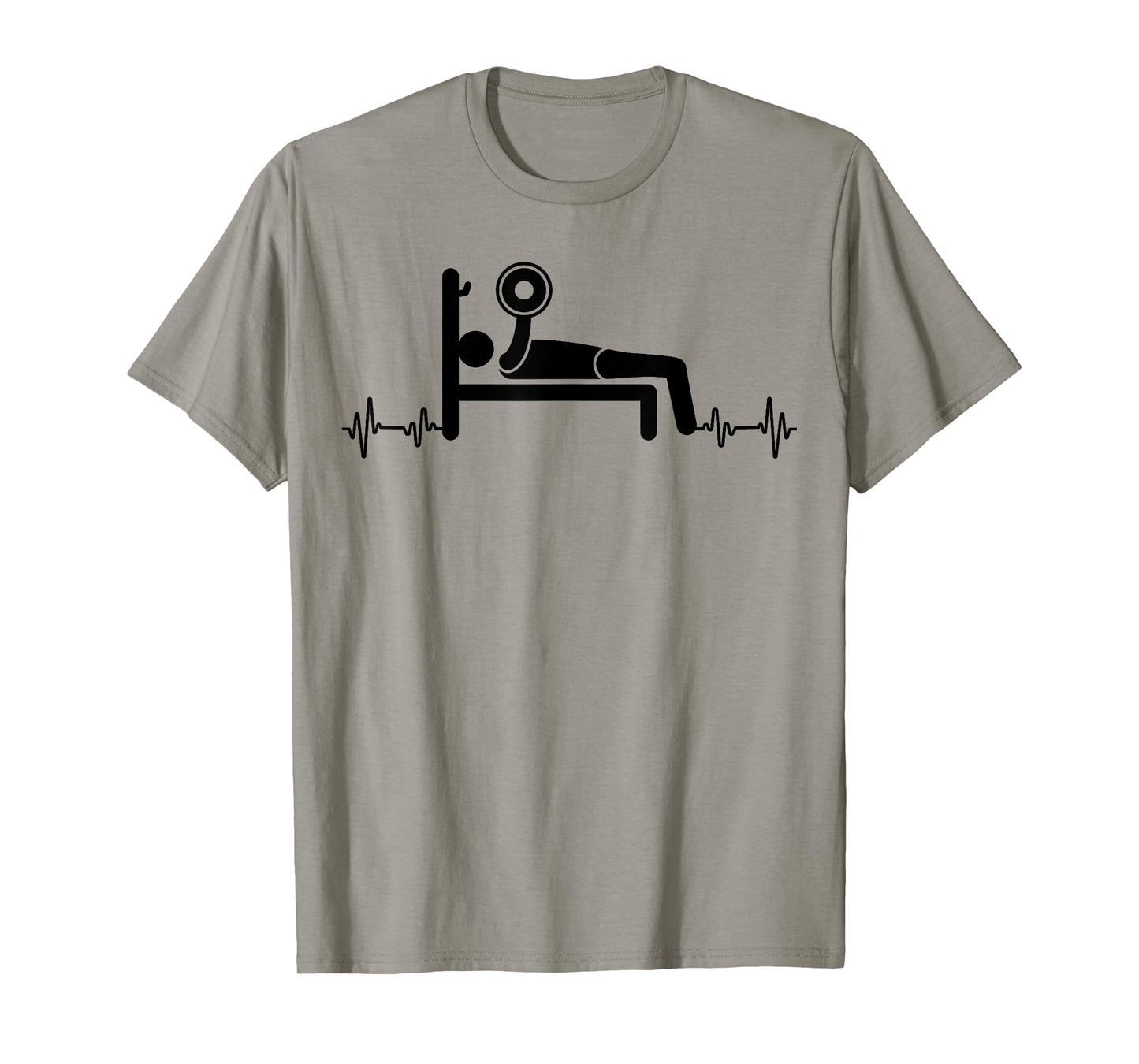 Bench Press Bar Weights Workout Gym Weightlifting Funny T-Shirt