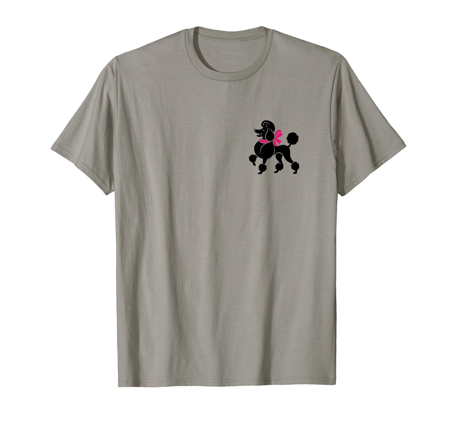 Sock Hop, Poodle, Pink Scarf T-Shirt