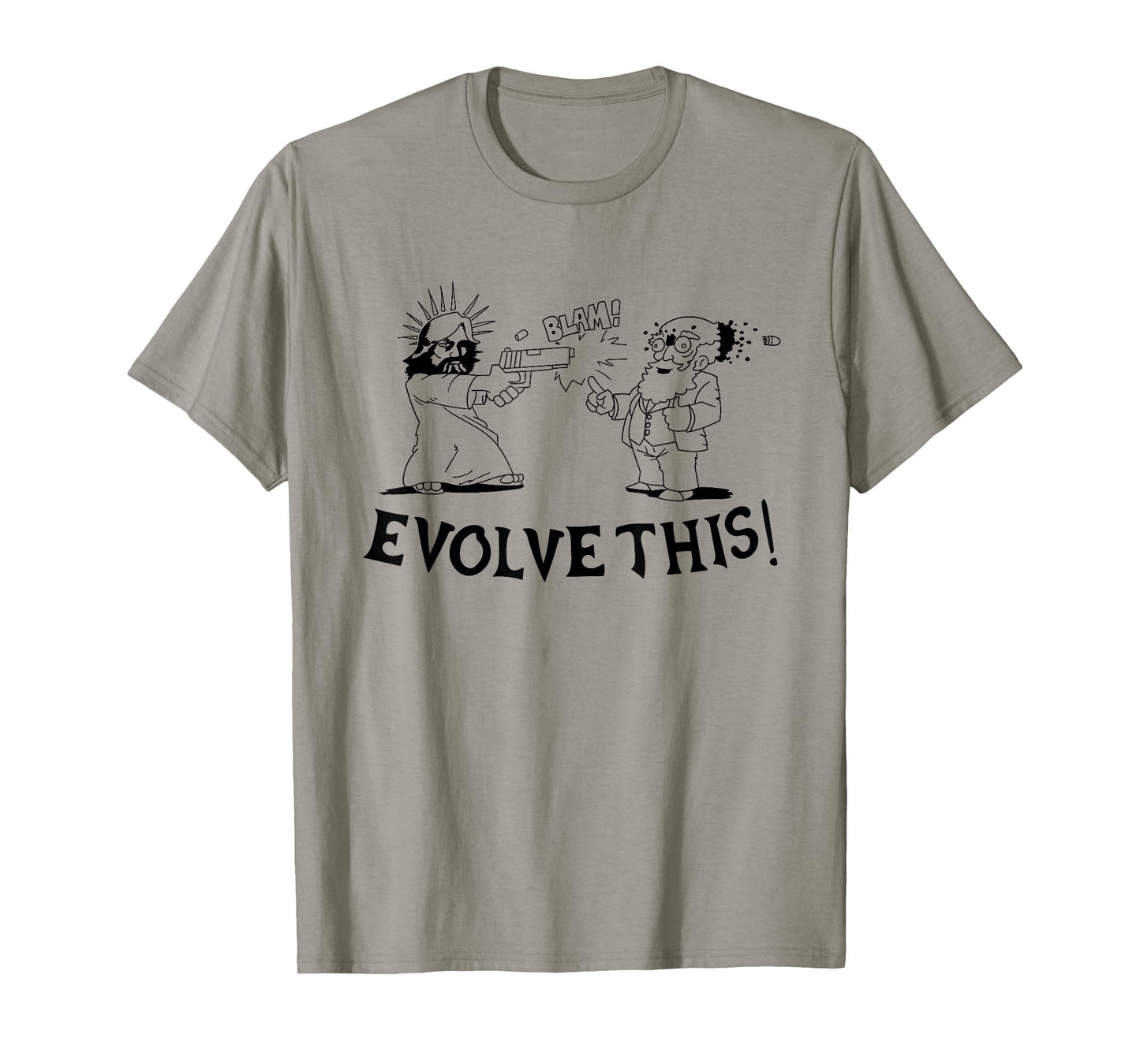 Evolve This - Jesus and Darwin T-Shirt
