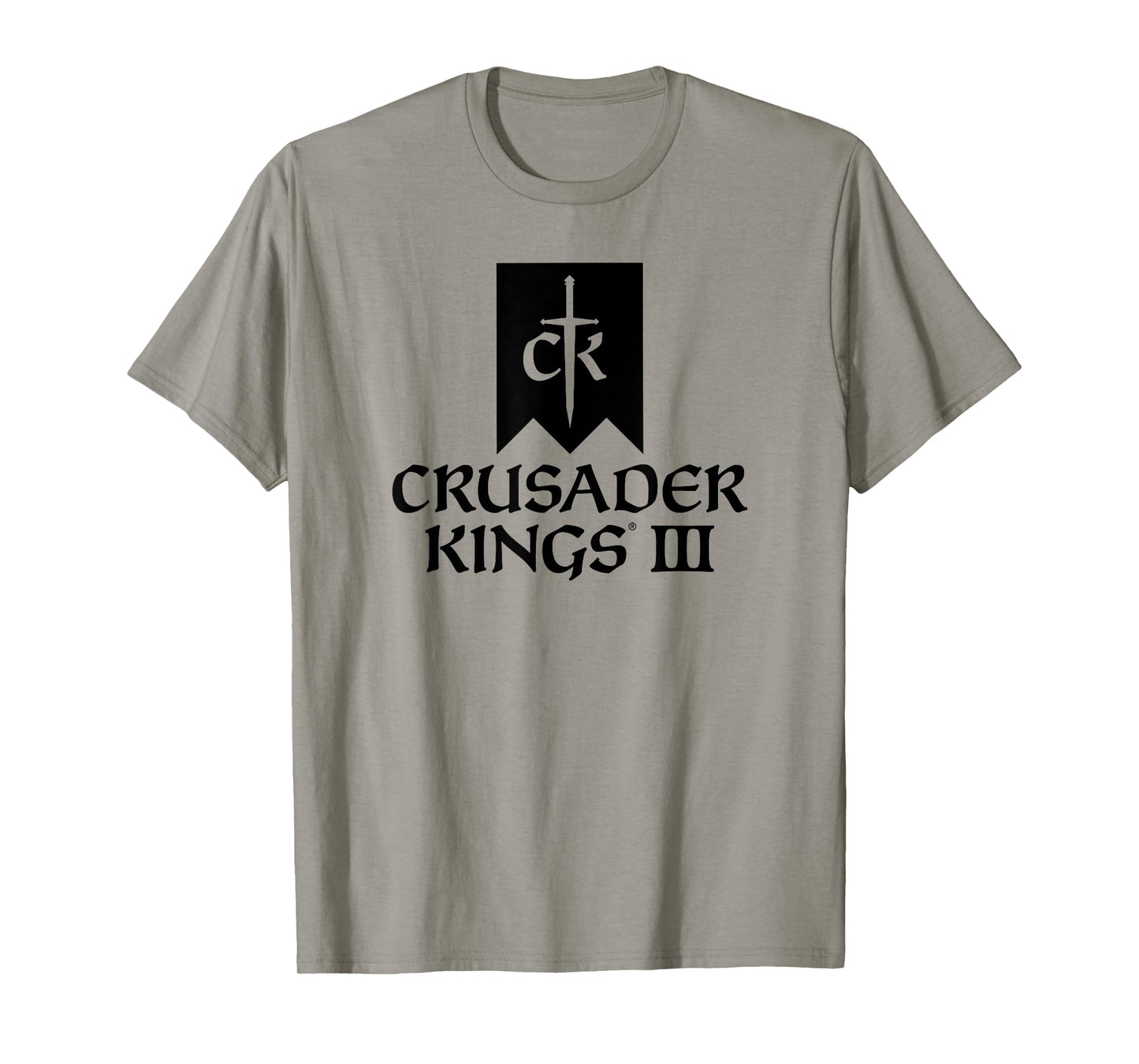 Crusader Kings III game logo black T-Shirt