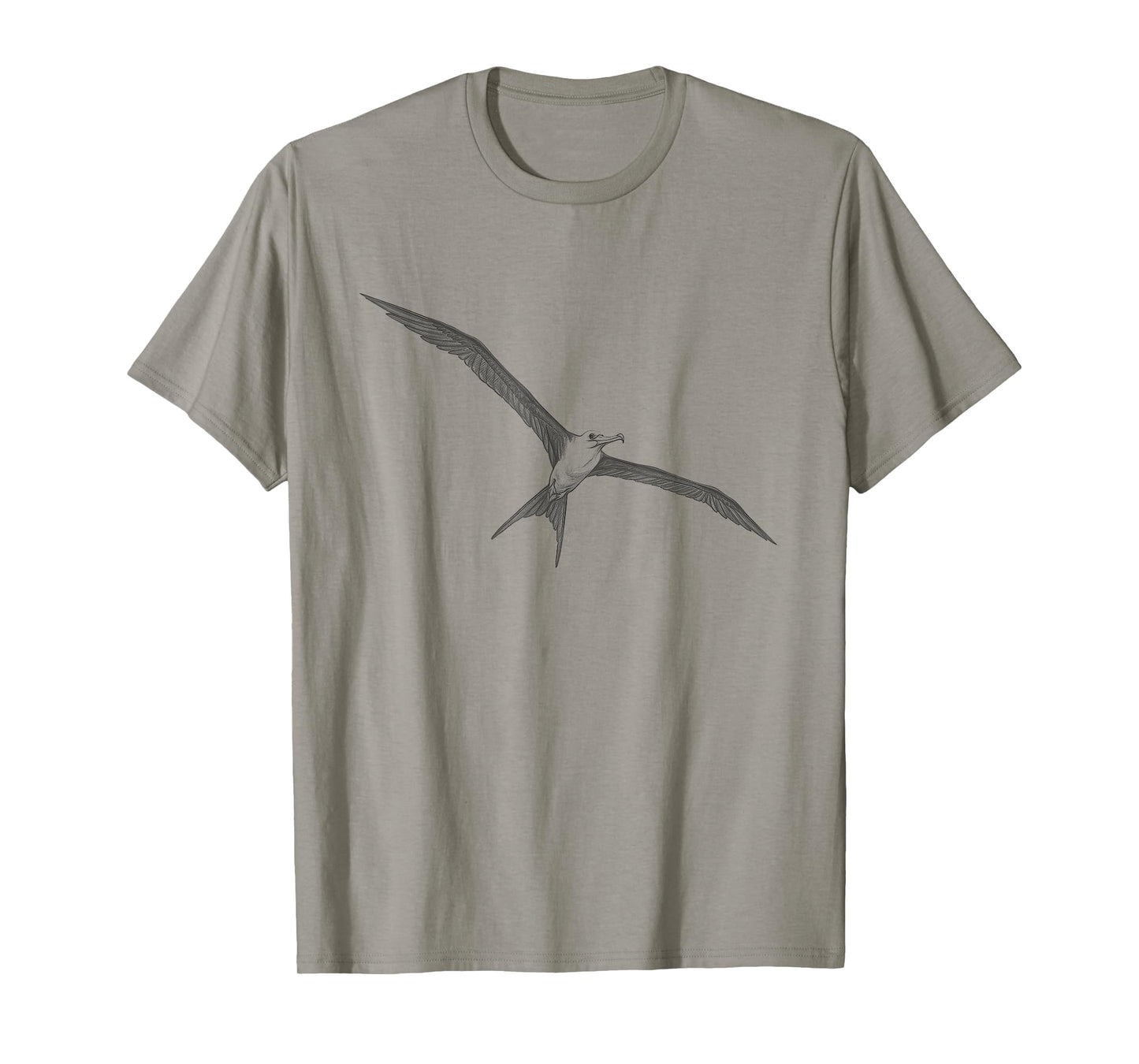 Vintage Frigate bird Drawing Art Design T-Shirt