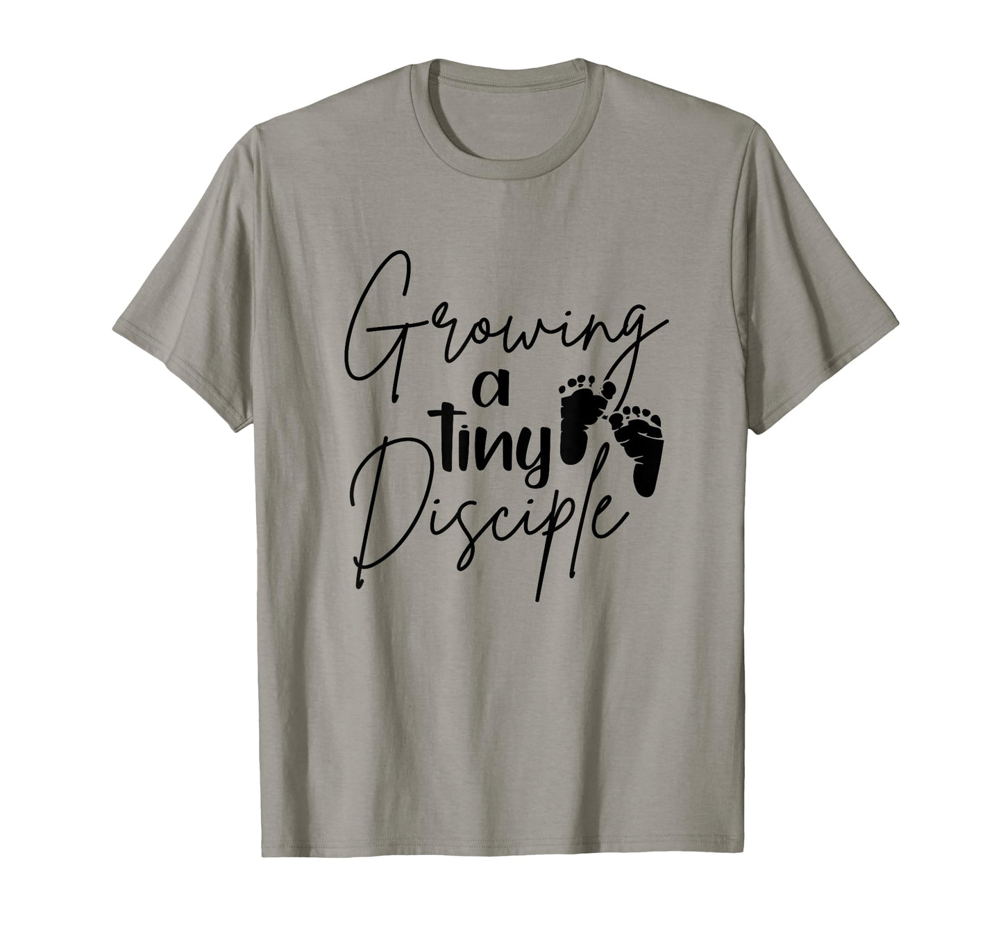Growing A Tiny Disciple Christian Mom Pregnancy Announcement T-Shirt
