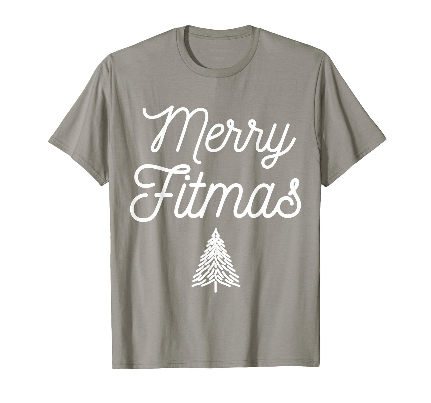 Merry Fitmas for Christmas Workout Xmas Gym Holiday Fitness T-Shirt