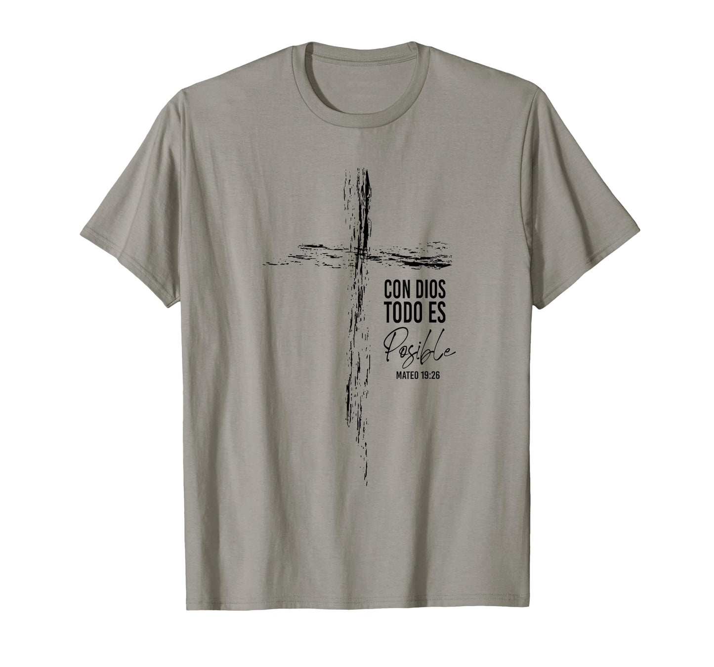 Regalos Cristianos Frases Hombre Él Español Textos Biblicos T-Shirt