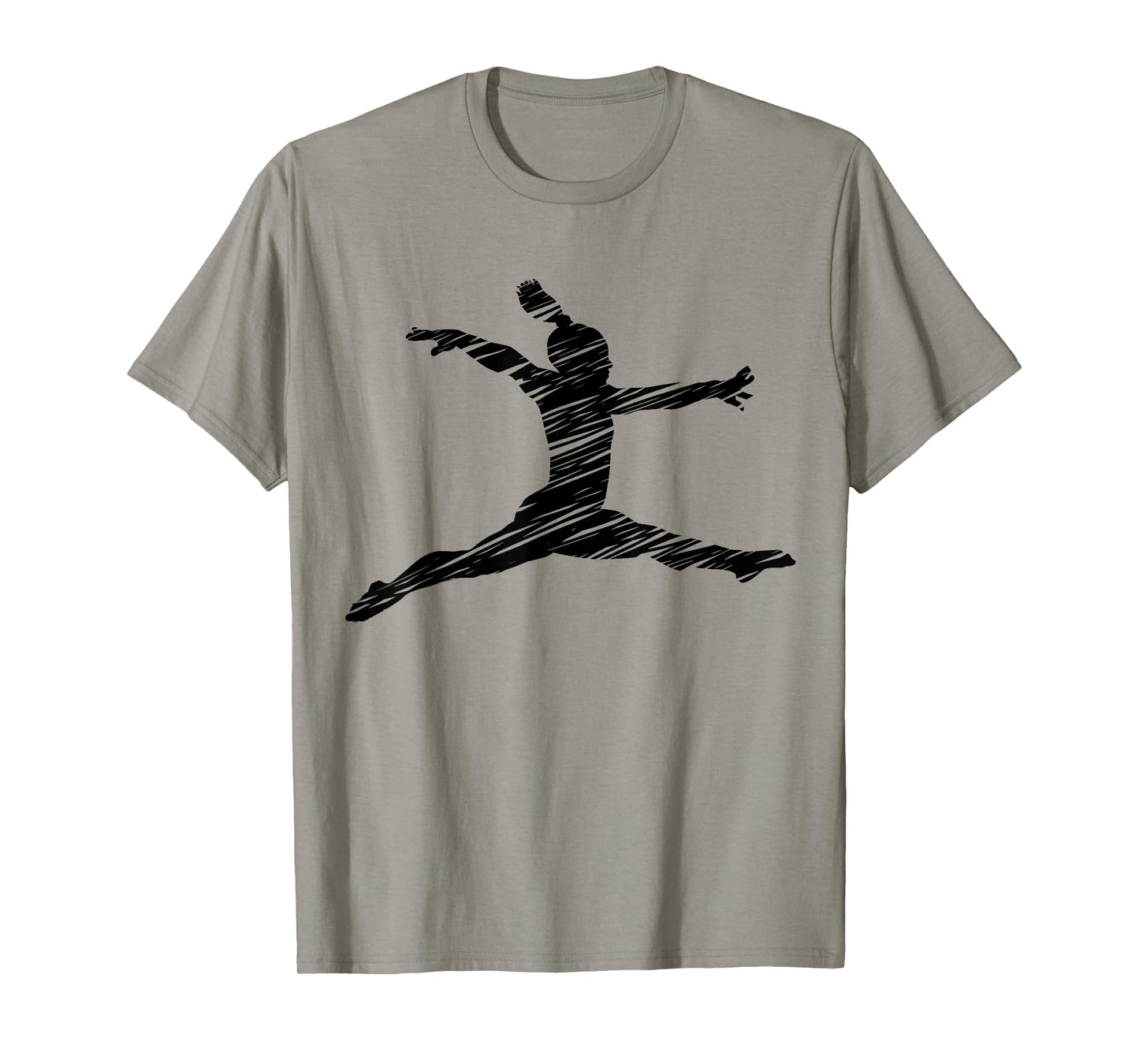 Gift Idea Gymnastics Ladies Retro Gymnastics Motif T-Shirt - Blue, Women's Small