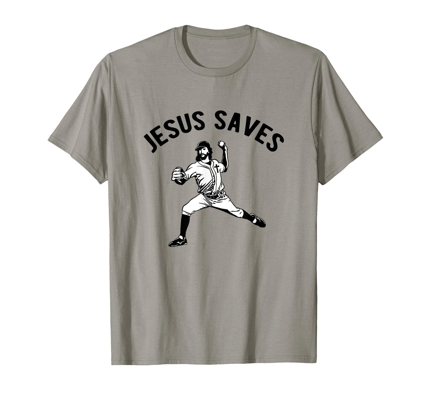 Jesus Saves Baseball pitcher T-Shirt