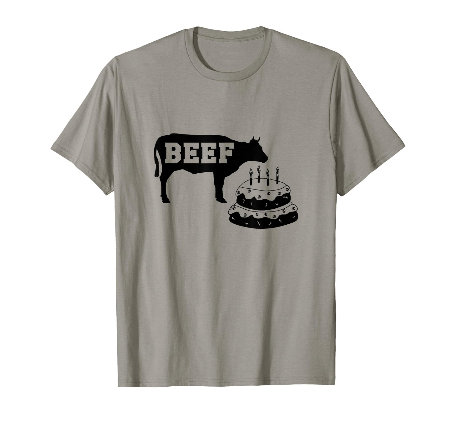 Beef Cake T-Shirt funny saying gym workout weightlifting T-Shirt