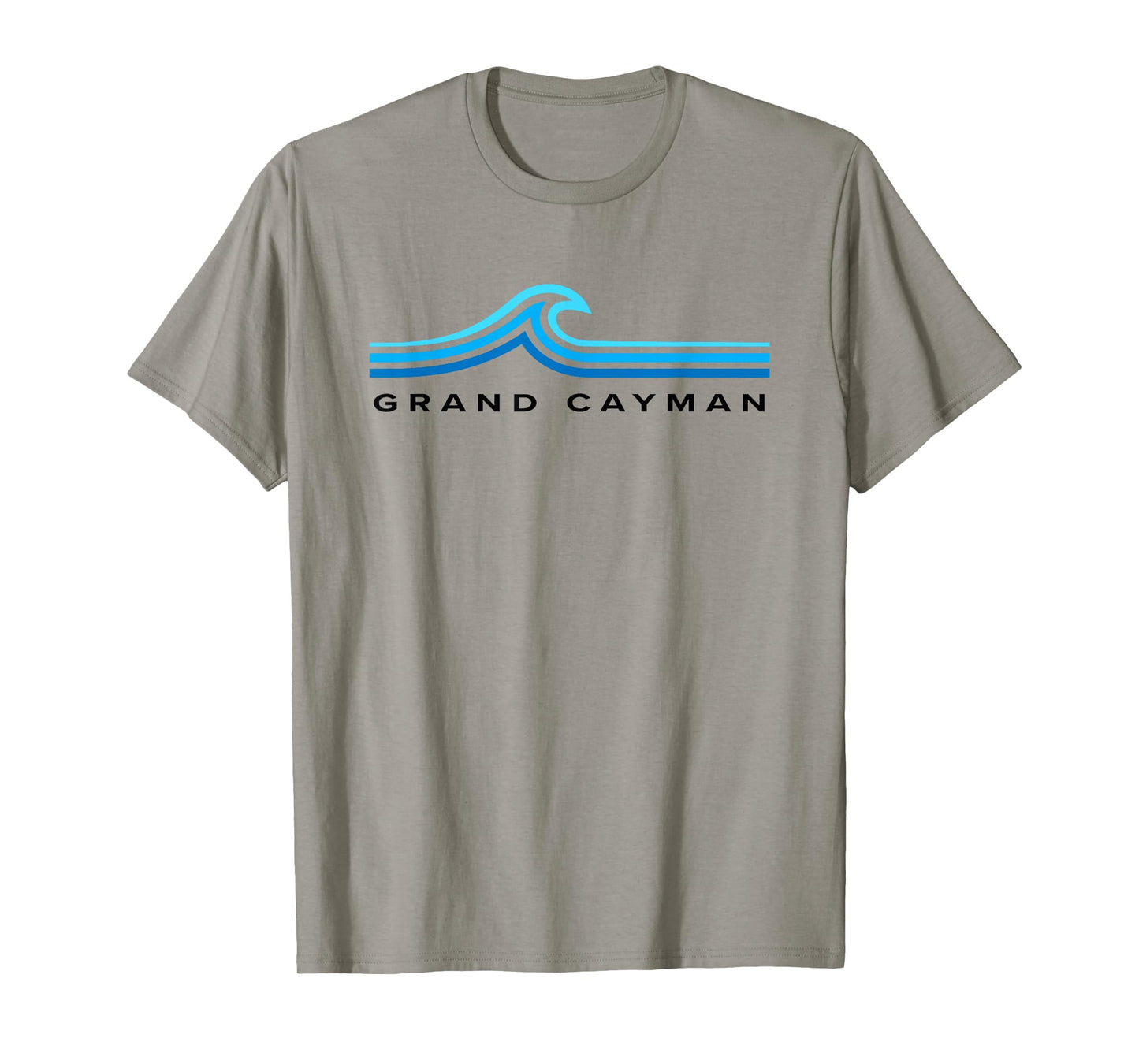 Grand Cayman Islands Waves Vintage Mens Womens Boys Souvenir T-Shirt