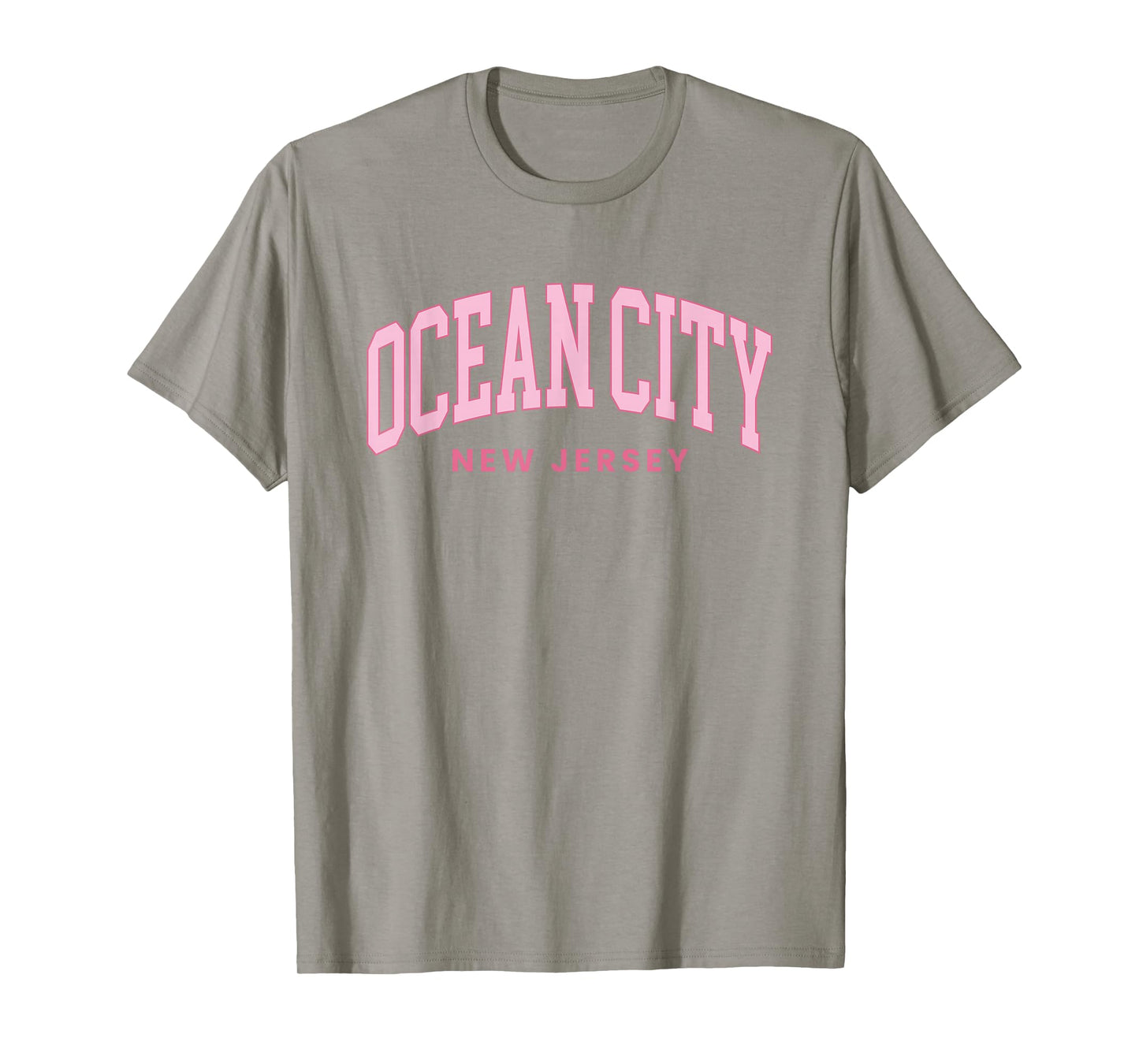 Ocean City New Jersey NJ Retro Preppy Throwback Womens Girls T-Shirt