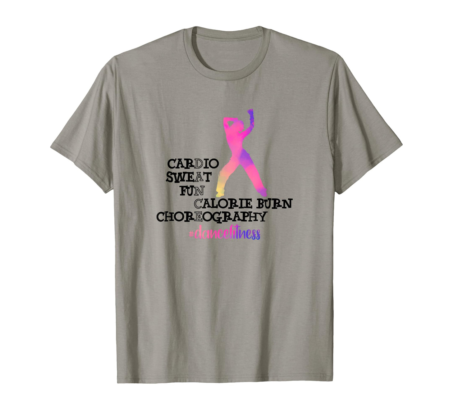 Calorie Burn Choreography Dance Fitness Instructor Exercise T-Shirt