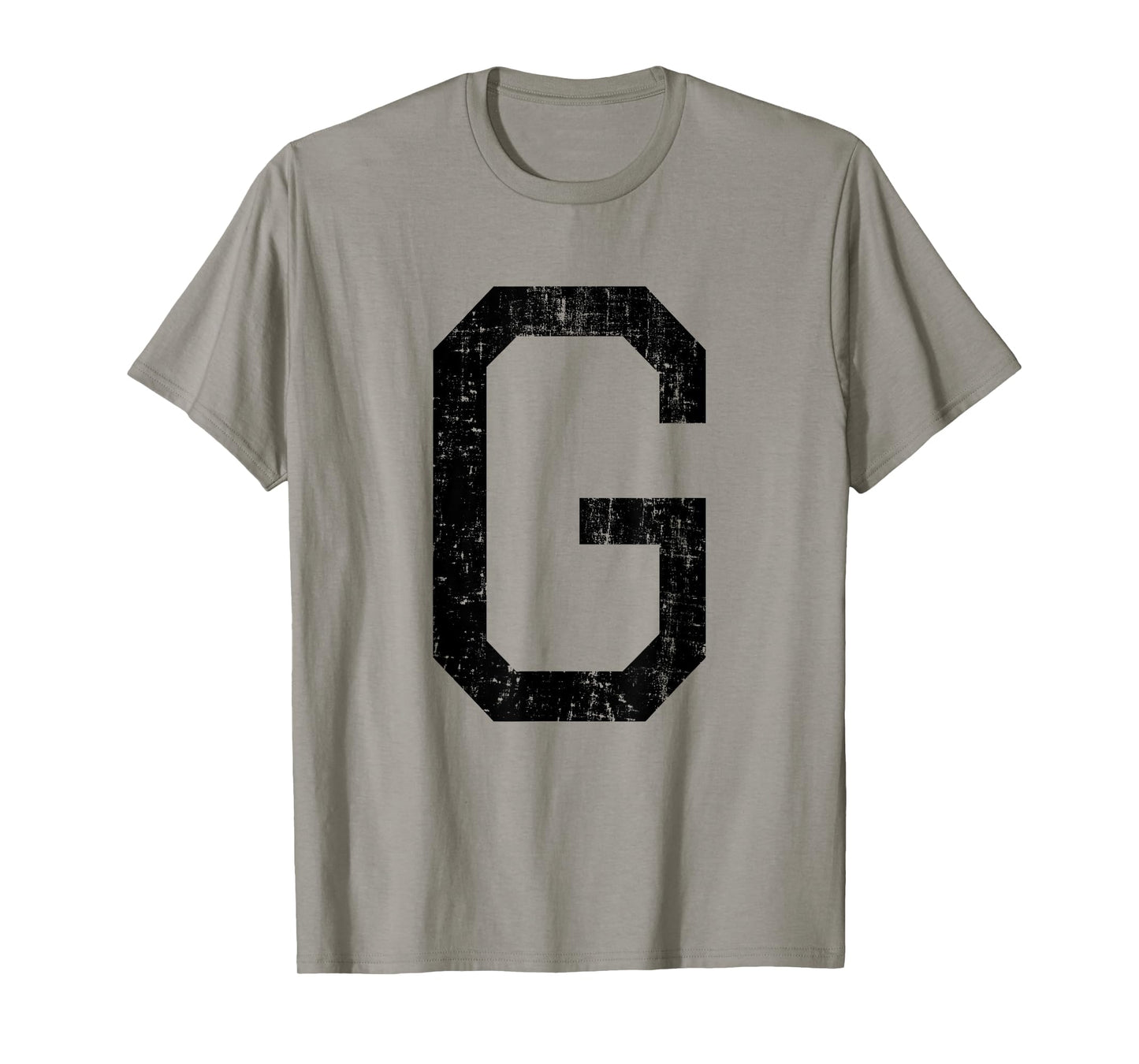 Letter G Capital Alphabet Initial School College Varsity T-Shirt