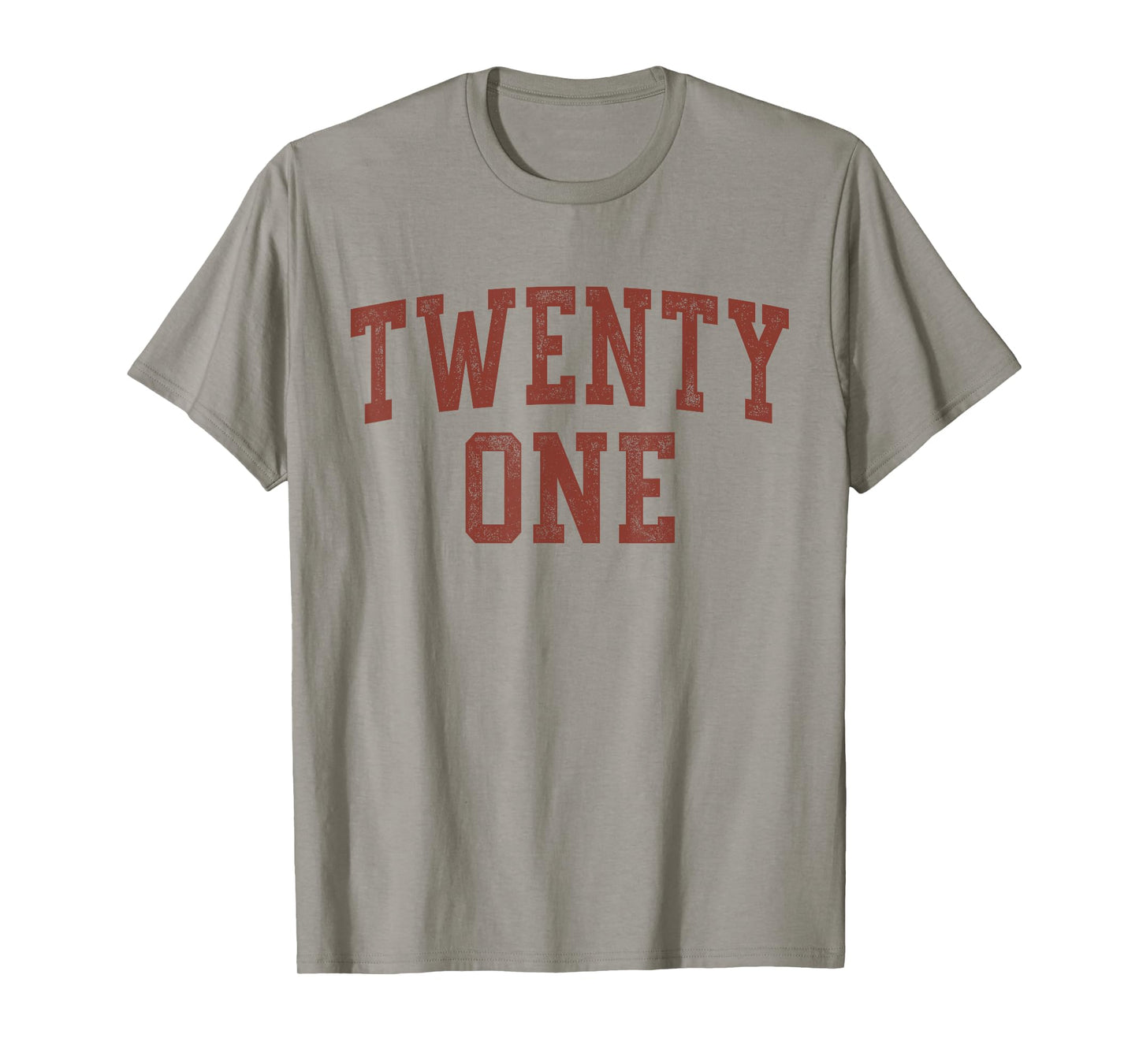 Twenty One Minimalist 21st Birthday Design 21-Year-Old T-Shirt