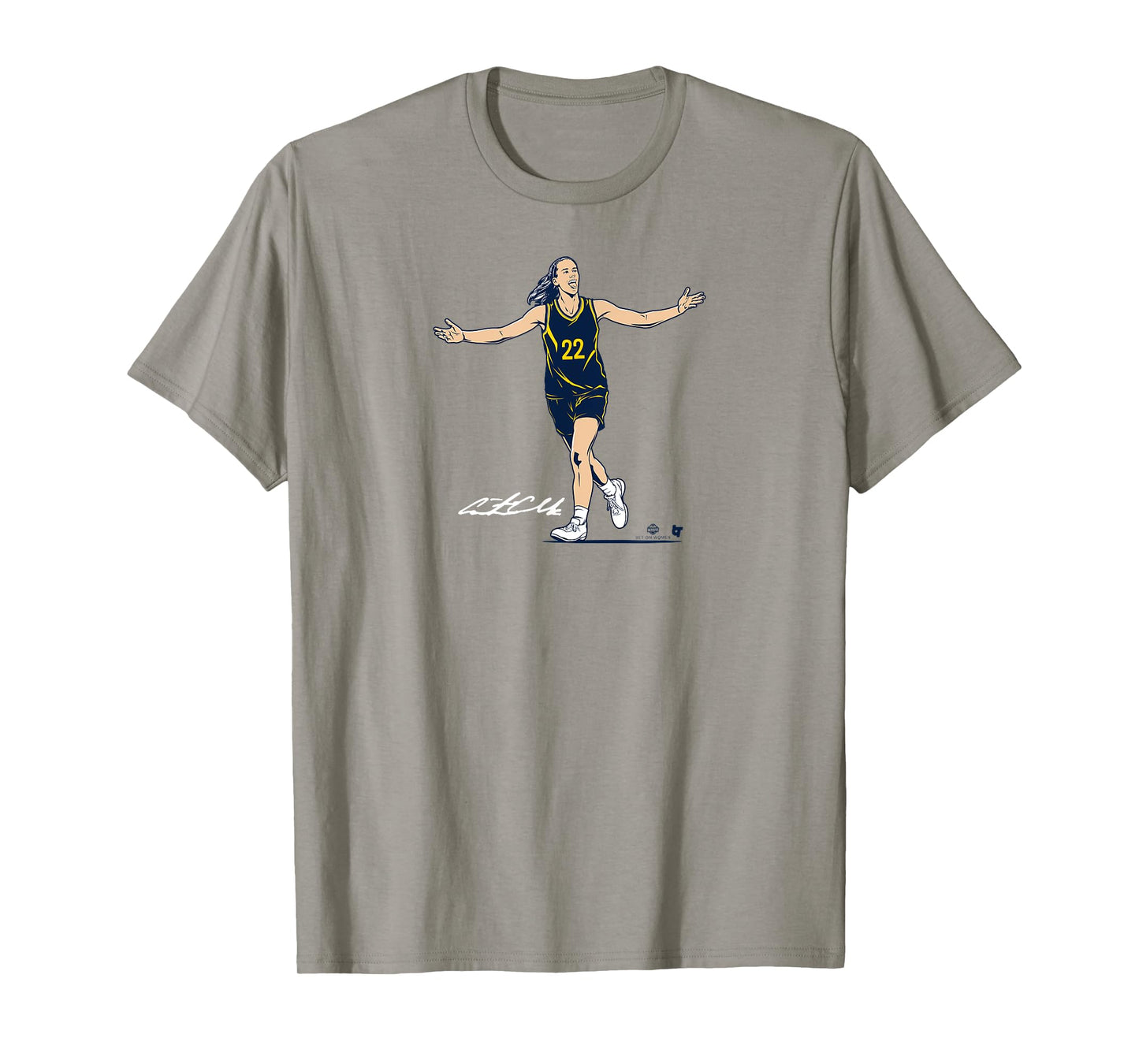 Caitlin Clark: Superstar Pose - Indiana Basketball T-Shirt
