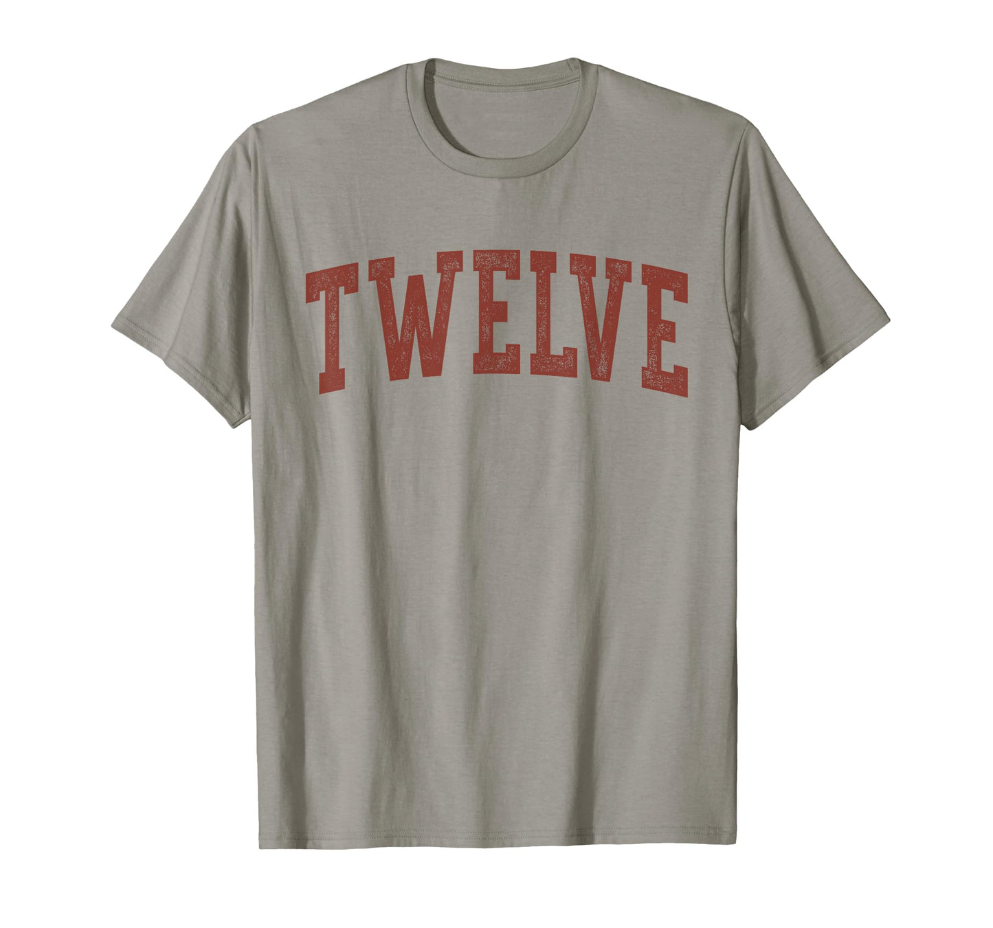 Twelve Minimalist 12th Birthday Design 12-Year-Old T-Shirt
