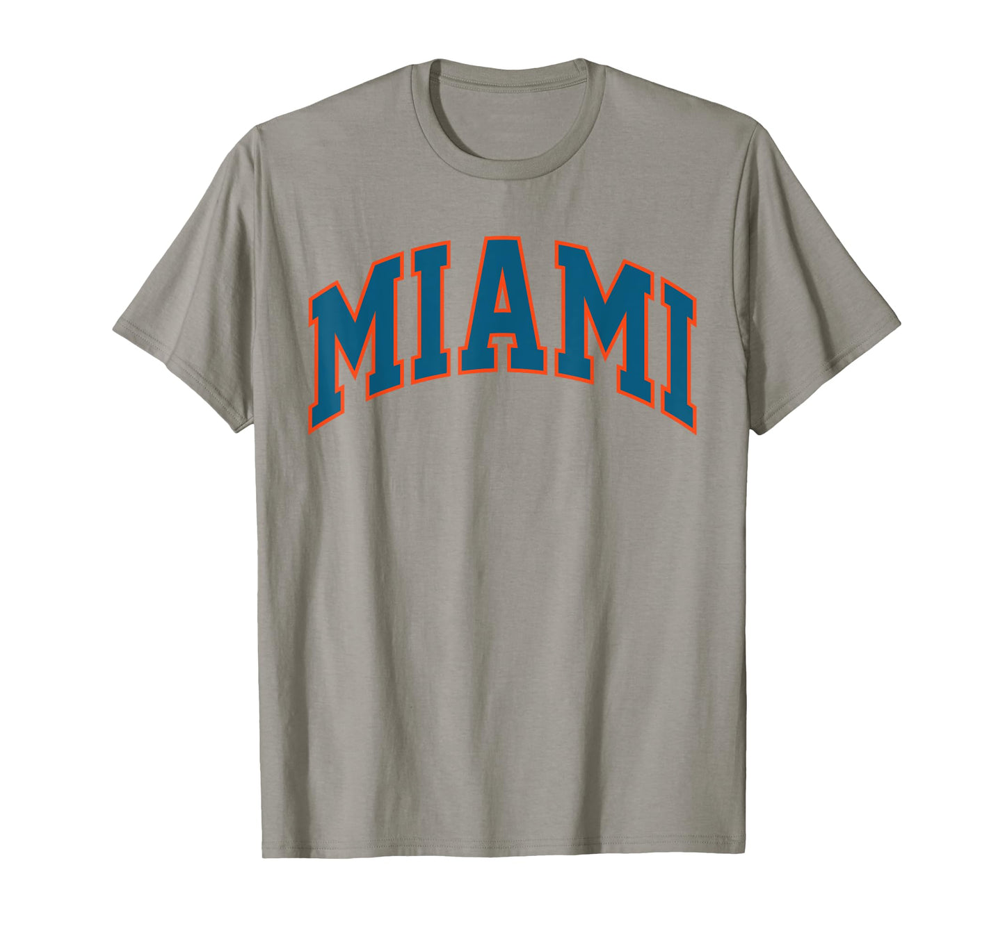 Retro Miami Men Miami Women Vintage Classic Blue Orange FL T-Shirt