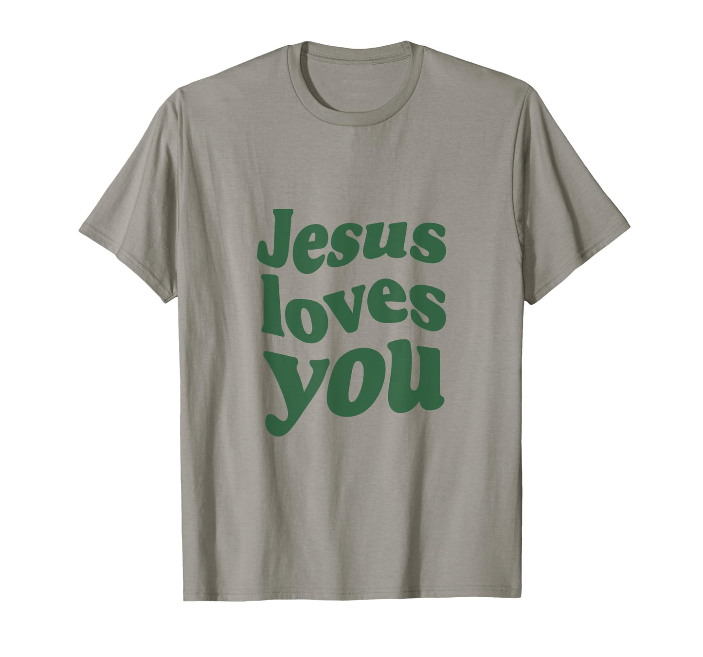 Jesus Loves You - Vintage Green T-Shirt