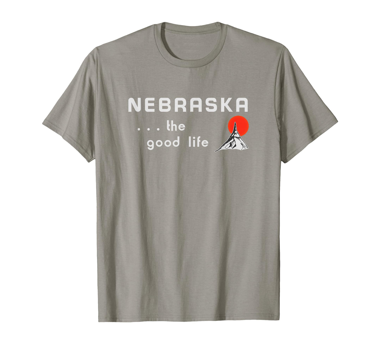 Nebraska The Good Life Highway Welcome Sign T-Shirt