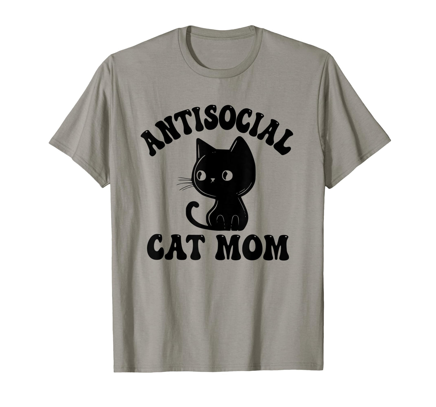 Antisocial Cat Mom Introvert Anti Social Anxiety Introverted T-Shirt for Men Women