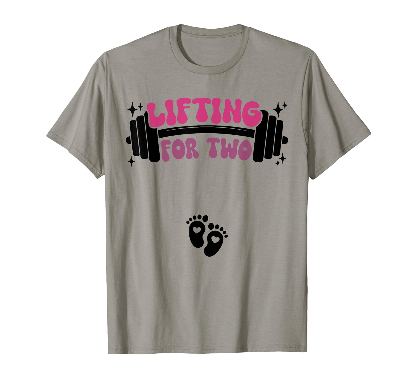 Lifting For Two Baby Pregnancy Workout Pregnant Women T-Shirt