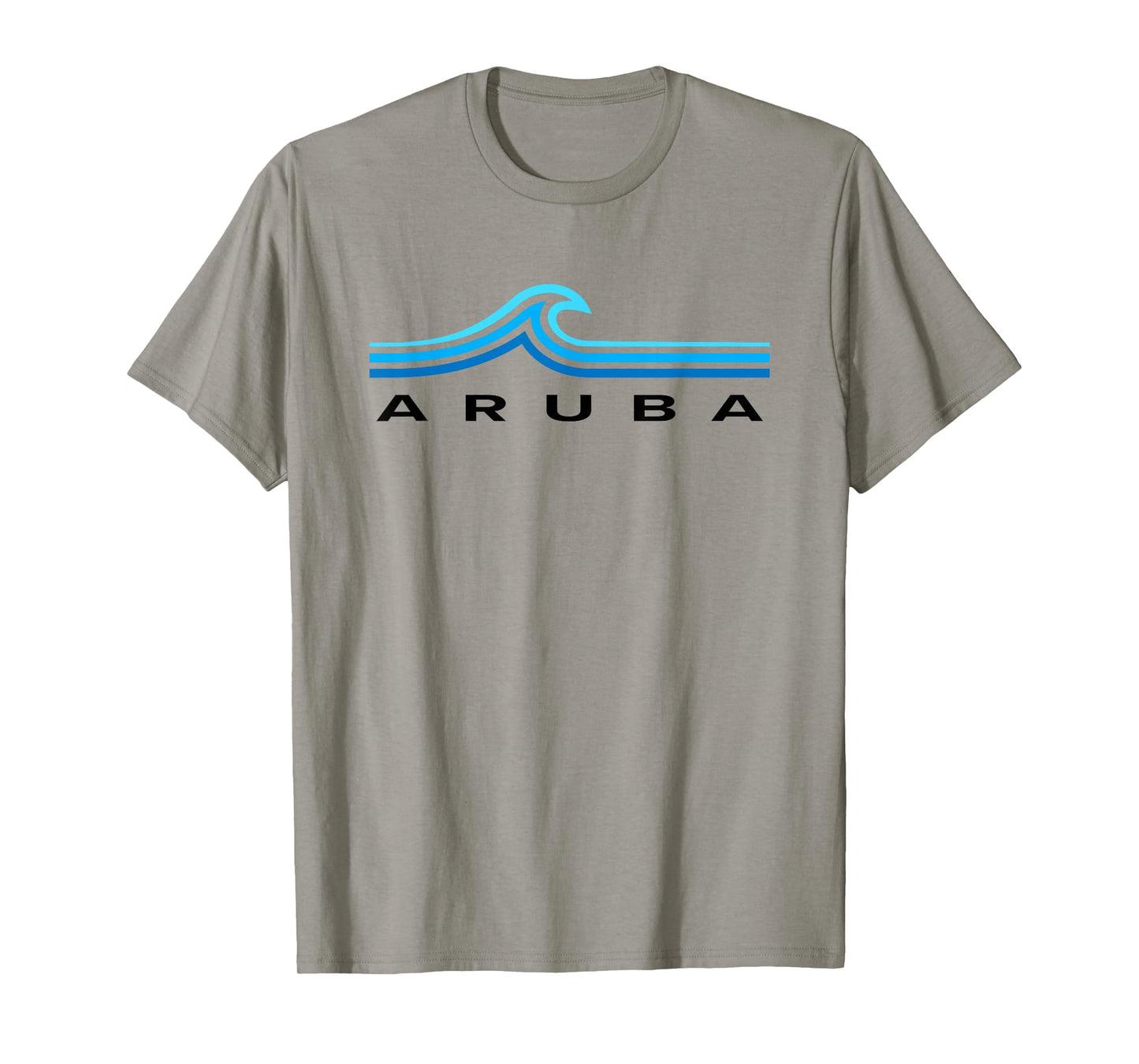 Vintage Aruba Souvenir Mens Womens Girls Boys Waves Graphic T-Shirt