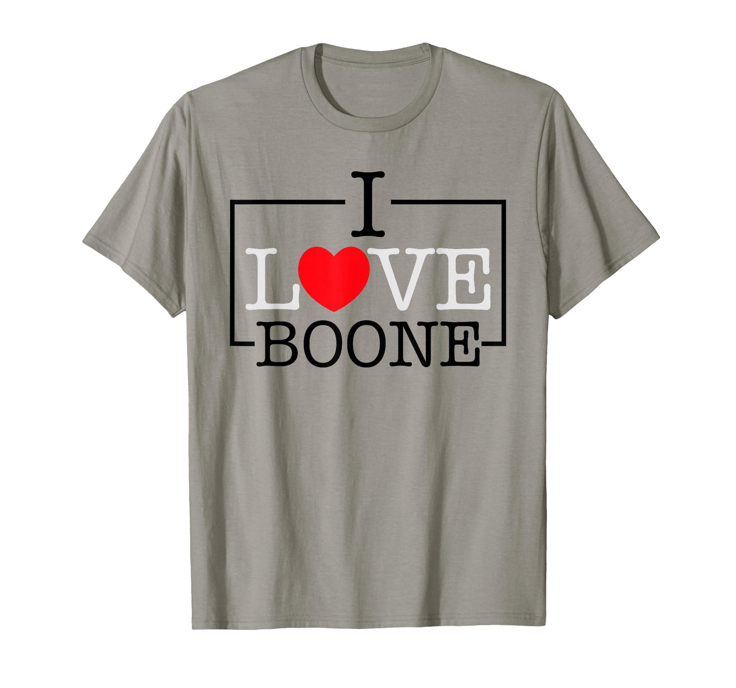 I Love Boone Heart Family Name Boone Groovy T-Shirt