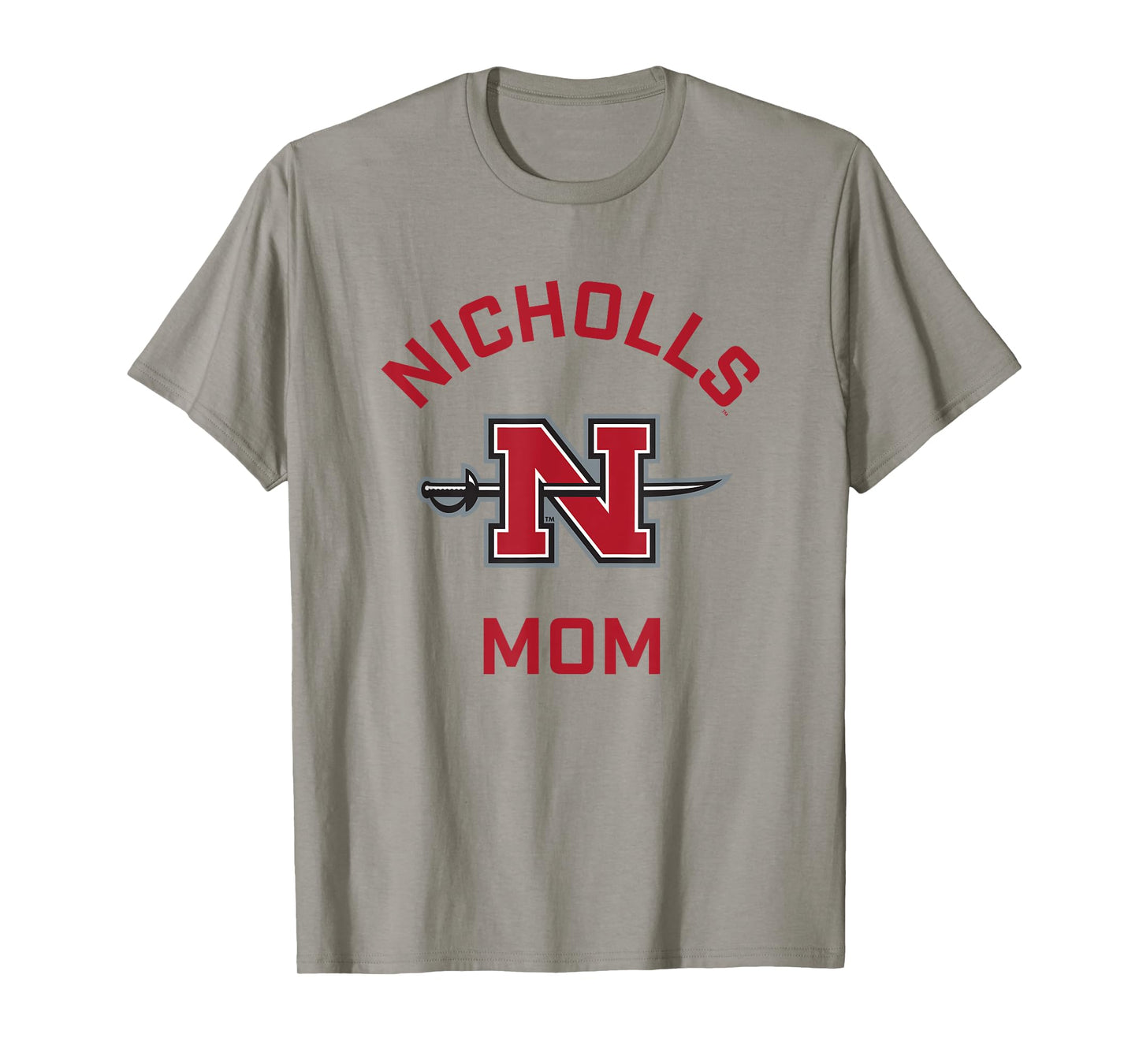 Nicholls State University Colonels Arched Mom T-Shirt