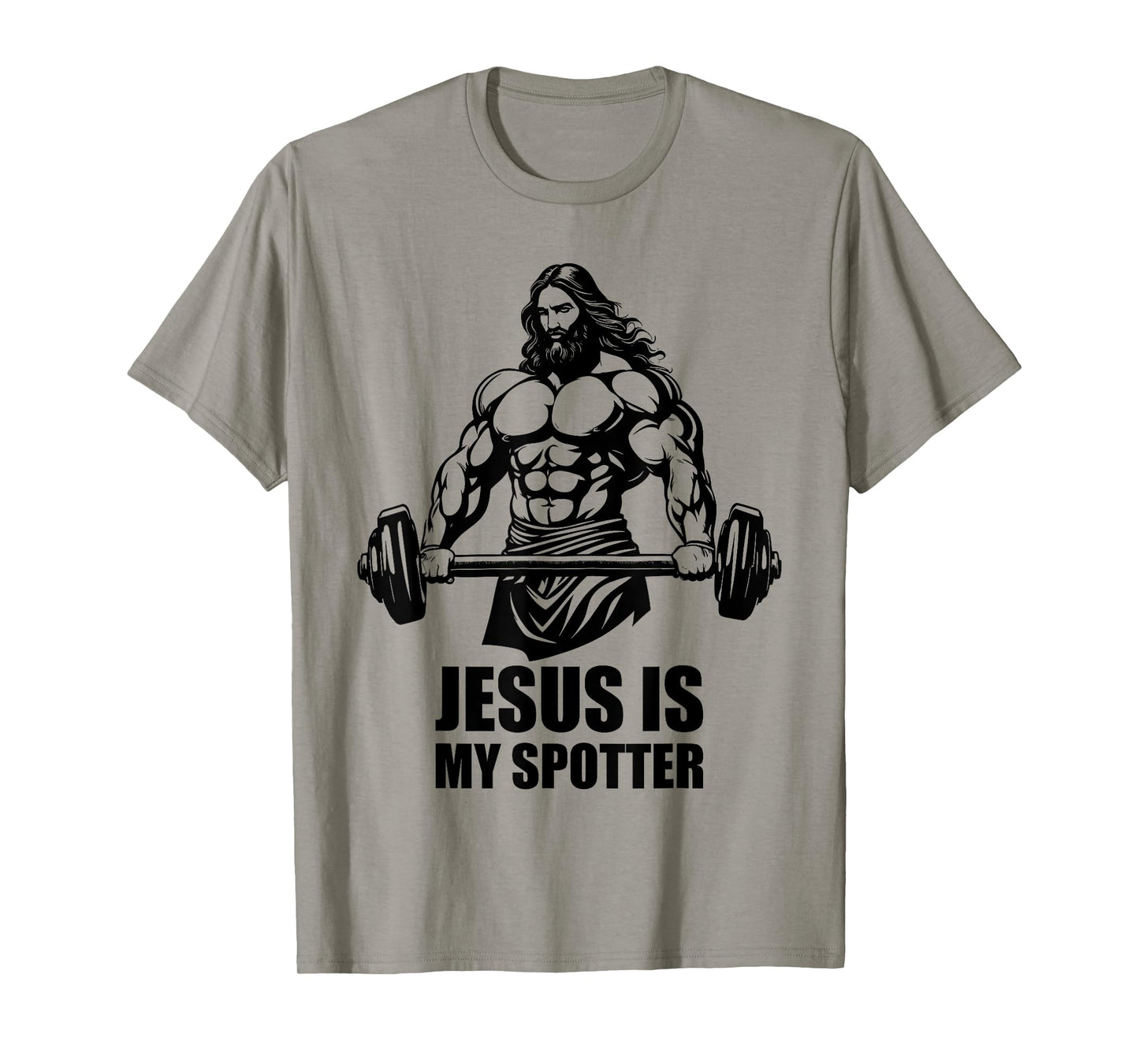 Jesus Is My Spotter in Gym Jesus Christ Christians American T-Shirt
