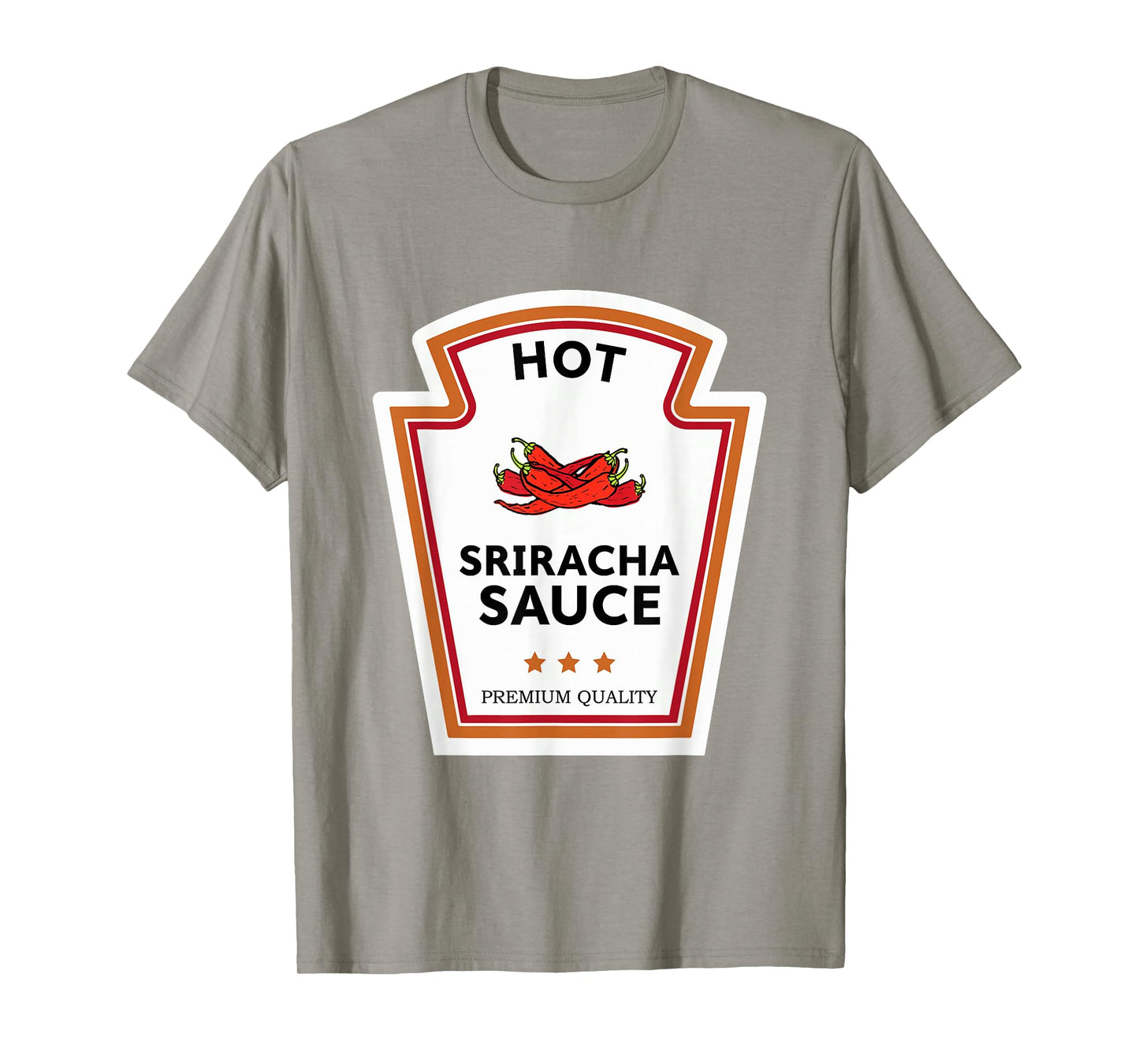 J. Walker Unisex-Adults Hot Sriracha Sauce Condiment Group Costume T-Shirt, Red, Small, Short Sleeve, T-Shirt