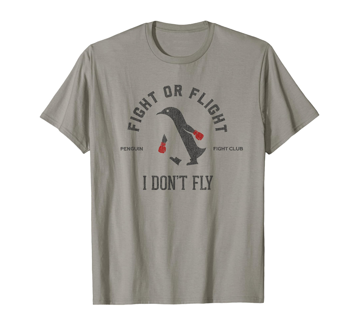 Funny vintage penguin boxing motivation T-Shirt
