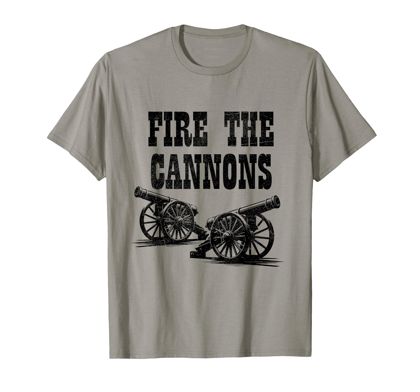 Fire The Cannons Cool Retro Vintage Double Cannon Classic T-Shirt