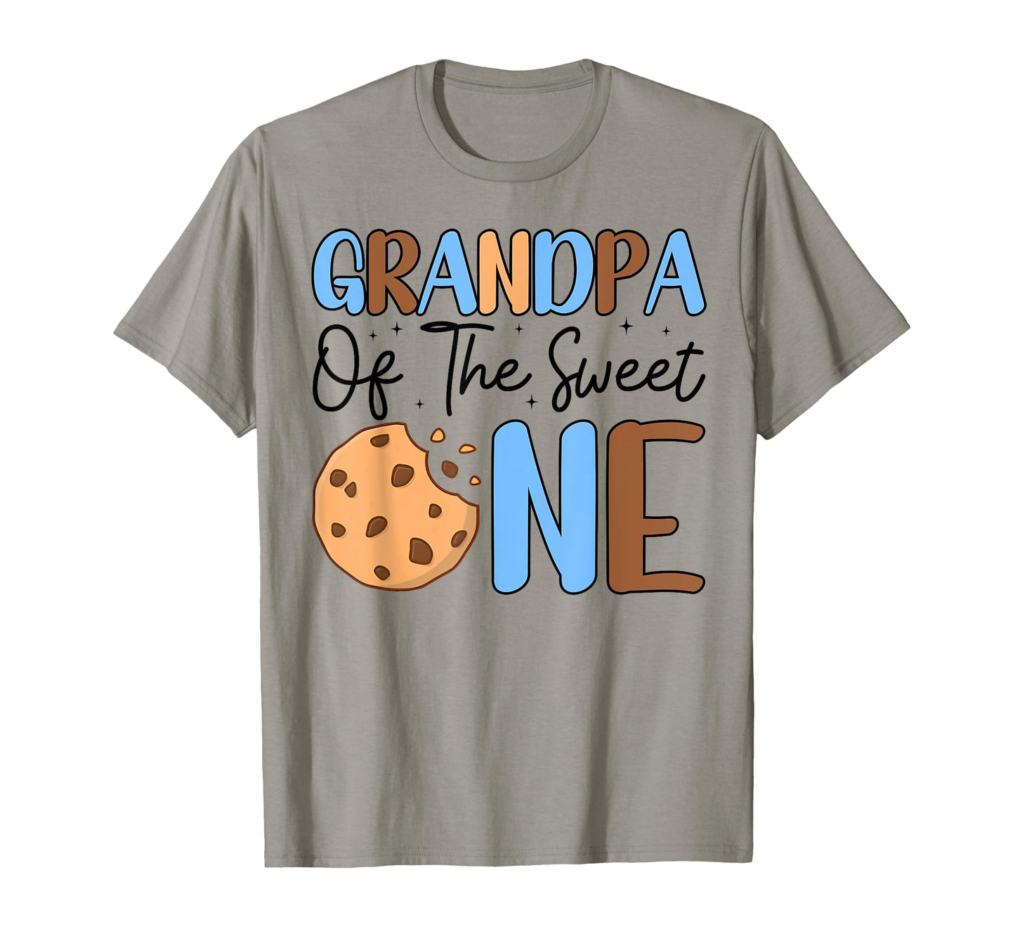 Grandpa Of The Sweet One Cookies & Milk 1st Birthday Family T-Shirt