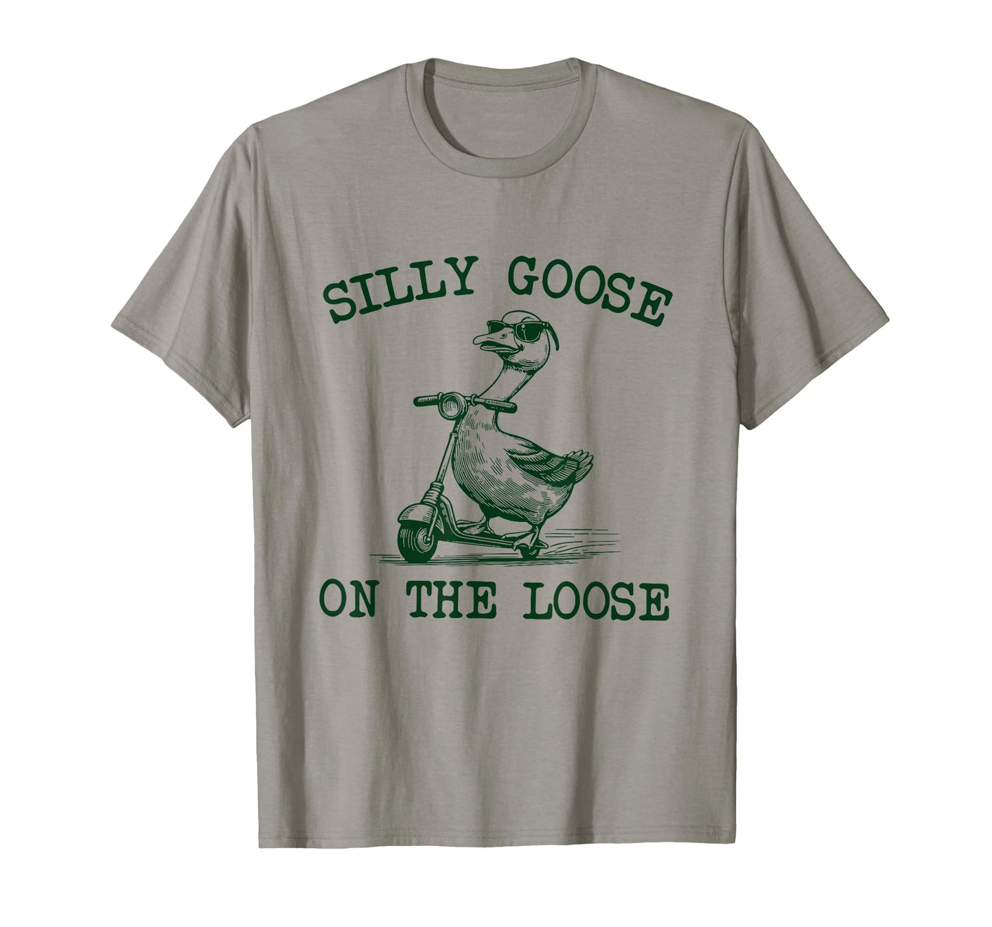 Funny Silly Goose On The Loose Silly Goose Boy Girl Kids T-Shirt