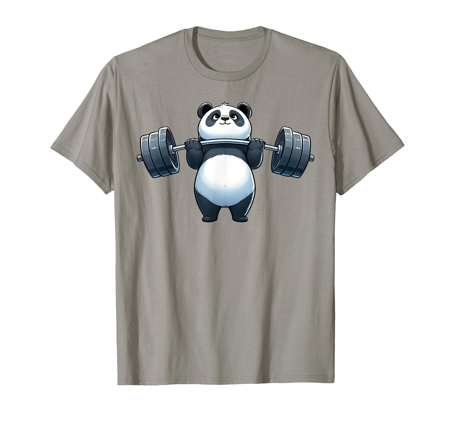 Panda Weightlifting Fitness Gym Training Bodybuilding T-Shirt