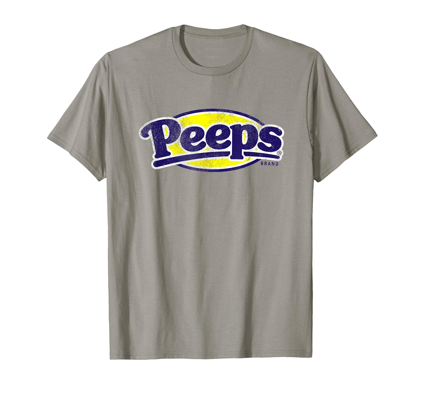 Peeps Easter Classic Distressed Peeps Brand Logo T-Shirt