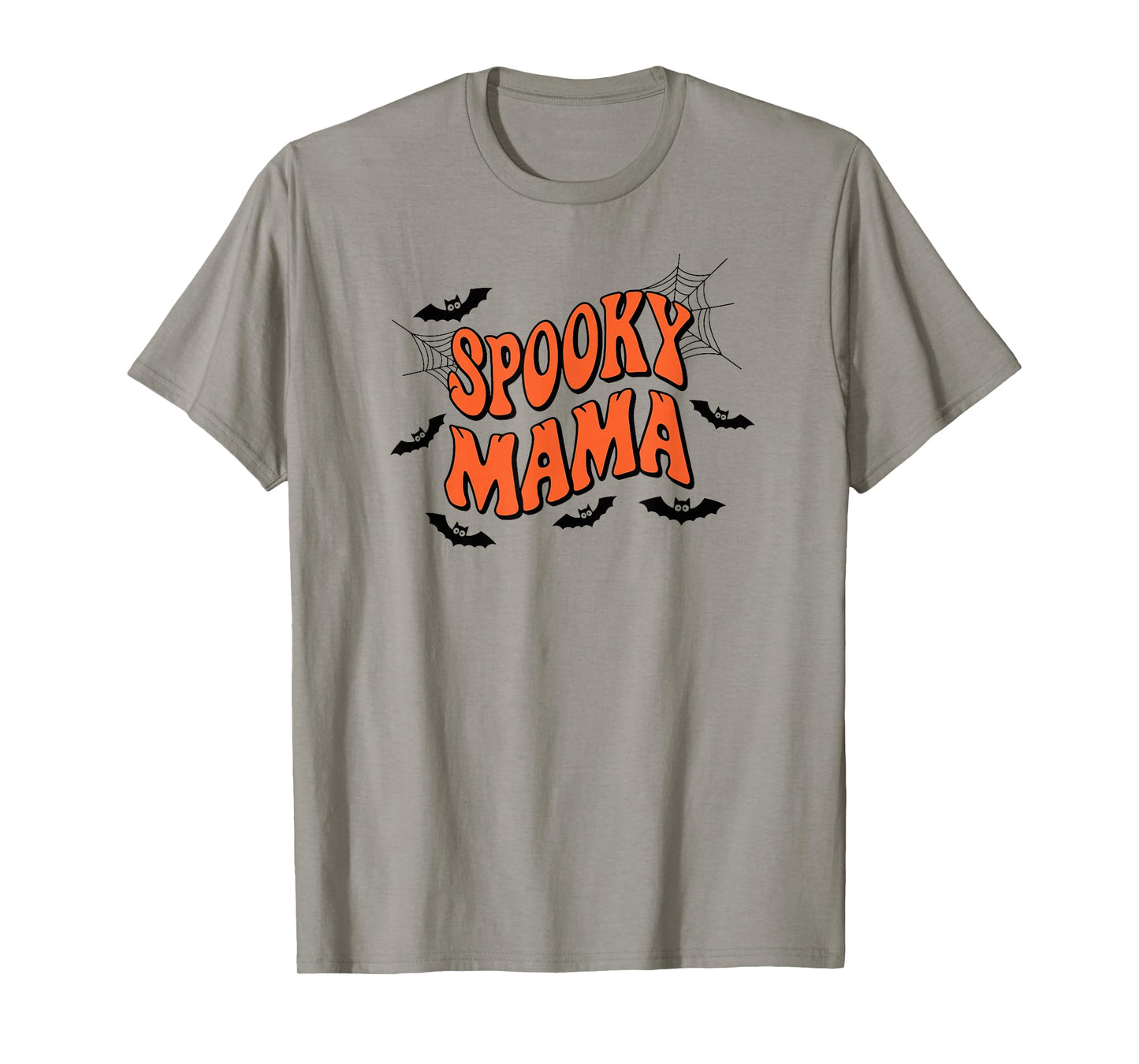 Spooky Mama Halloween Mom Ghost Costume Retro Groovy T-Shirt