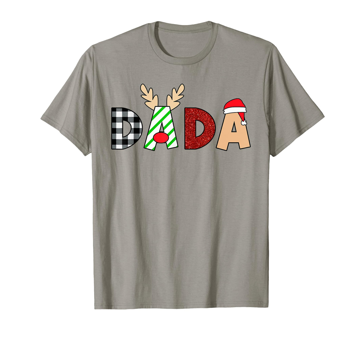 Dada Santa Christmas Family Matching Pajamas Mama Xmas T-Shirt