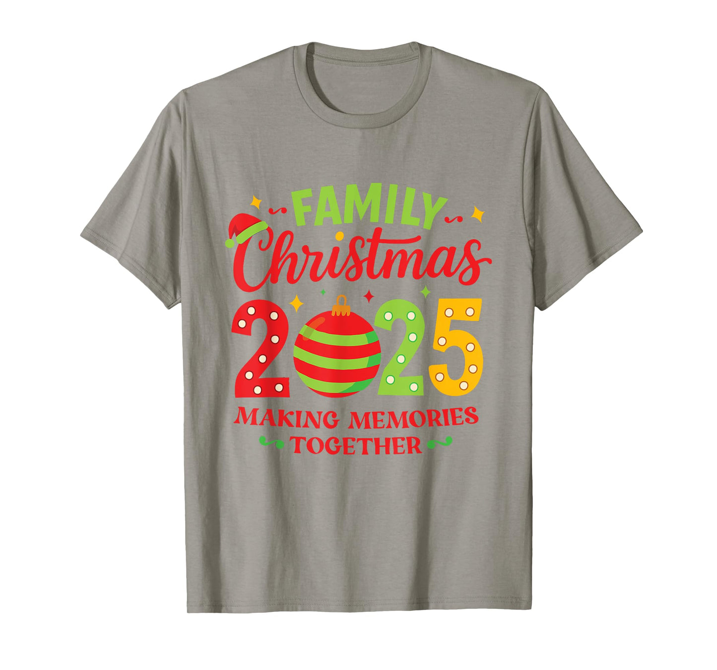 Family Christmas 2025 Group Matching Squad Funny Santa Elf T-Shirt