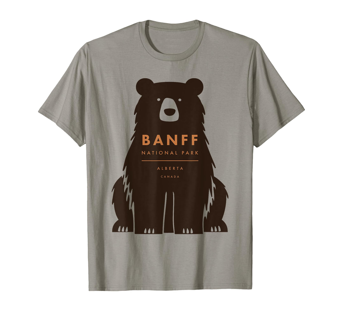 Banff National Park Alberta Canada Retro Vintage Bear T-Shirt