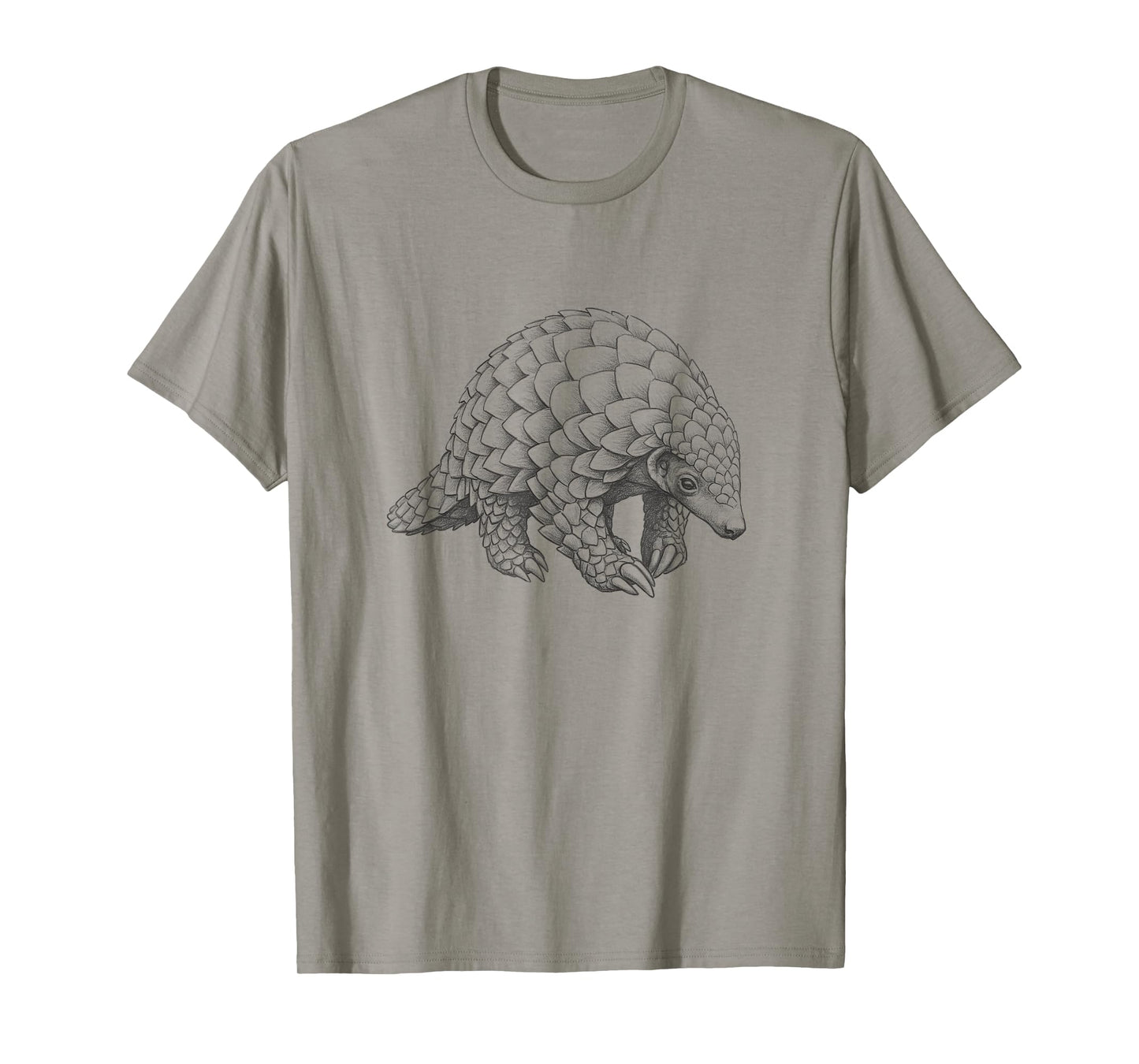 Vintage Pangolin Drawing Art Design T-Shirt
