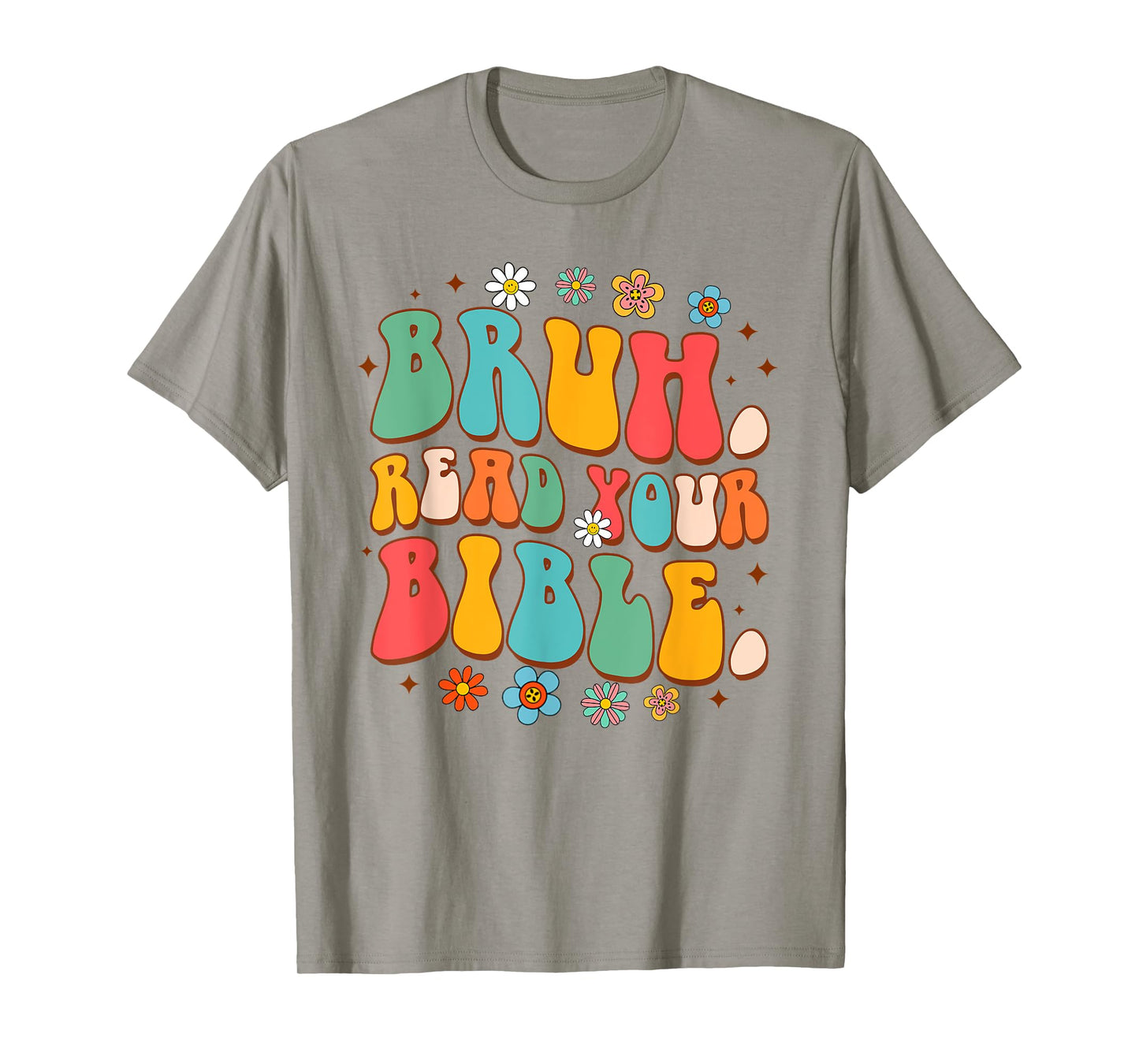 Funny Christian Jesus God Religious Bruh Reads Your Bible T-Shirt