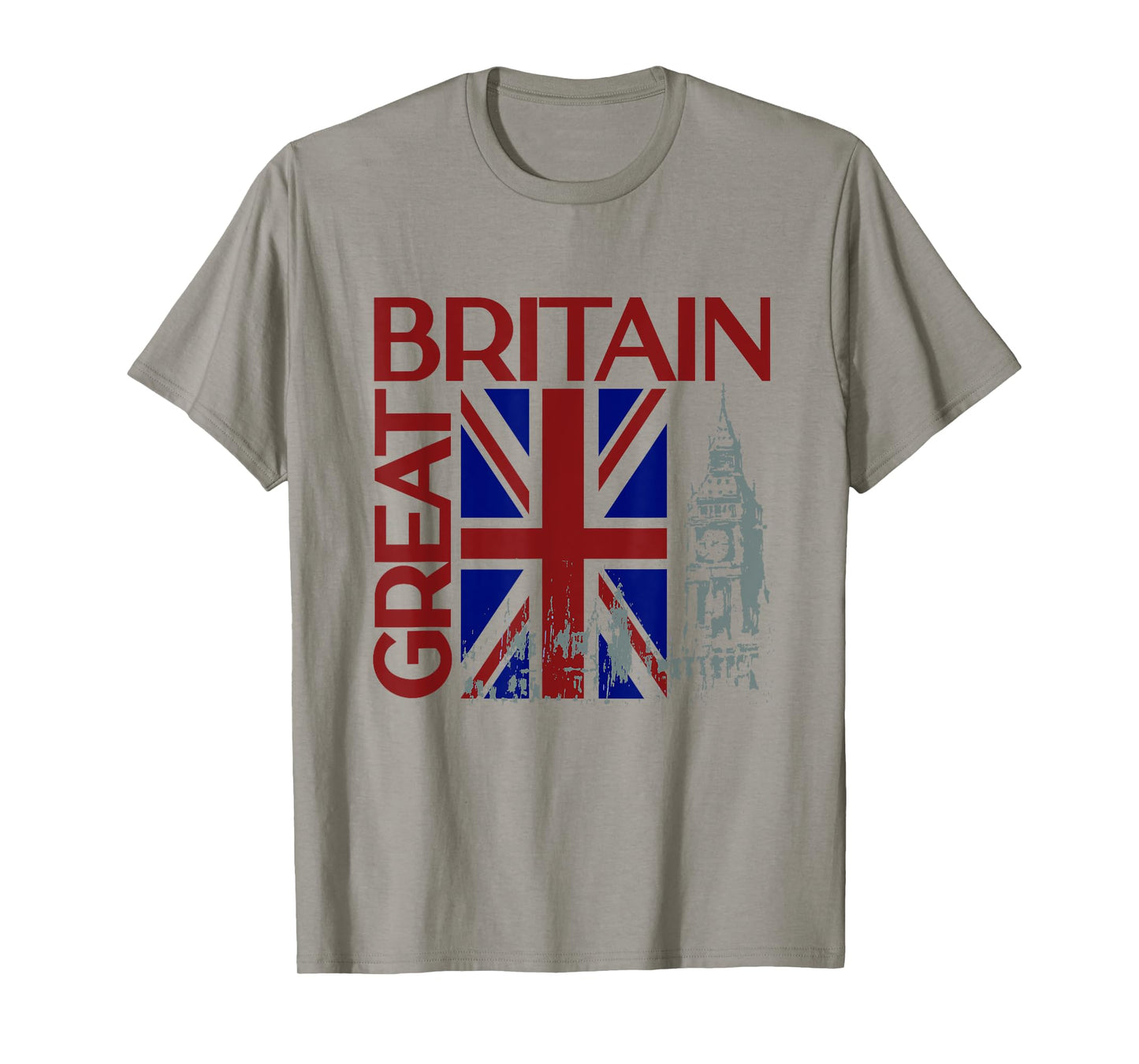 Great Britain England British Union Jack Flag Vintage T-Shirt