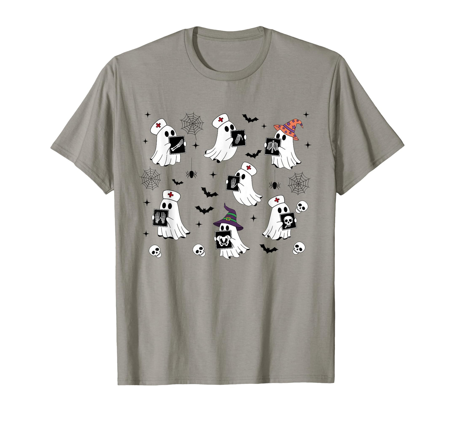 Halloween Vibes Rad Tech Radiology X-ray Boo Ghost Spooky T-Shirt