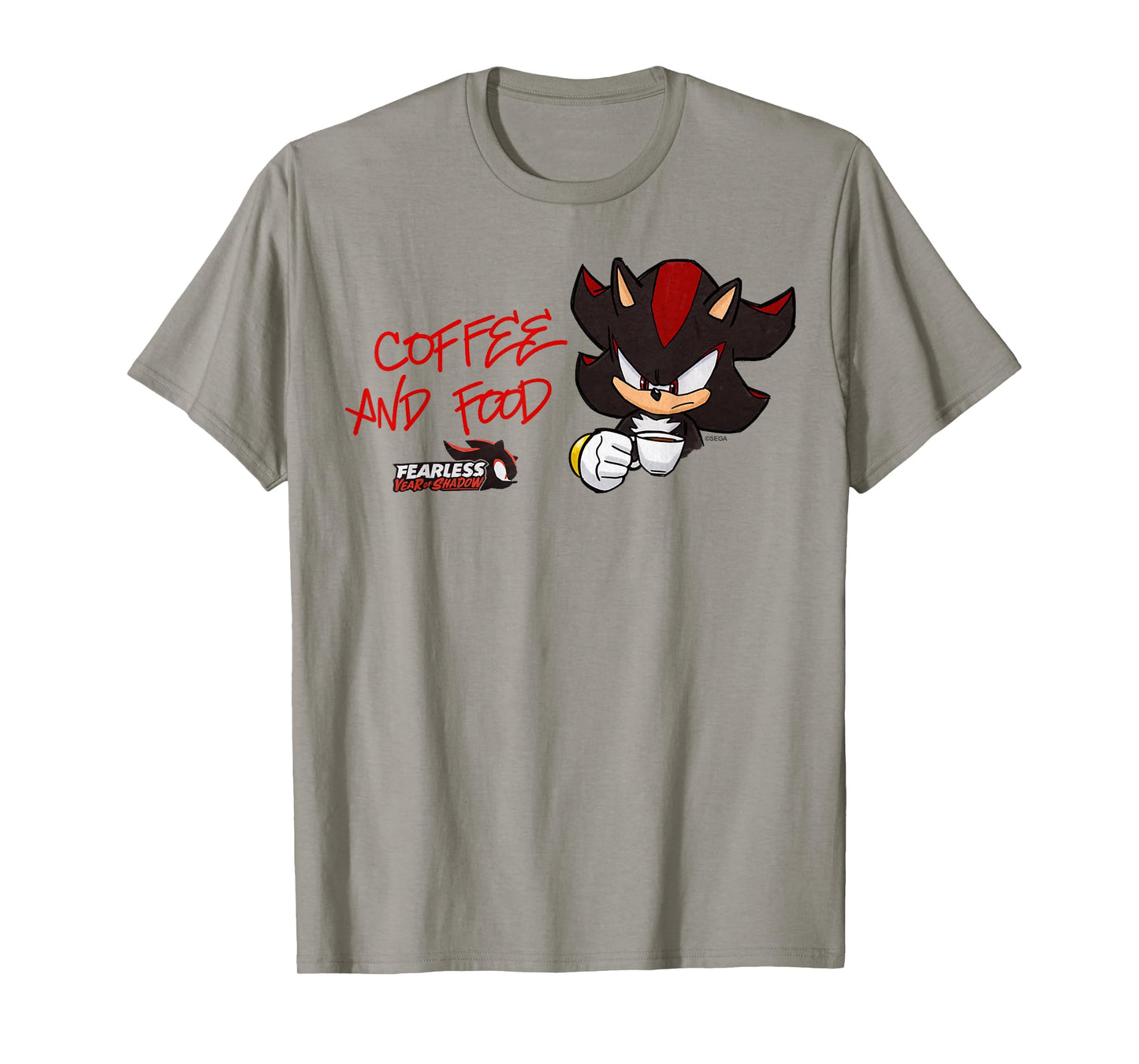 Sonic the Hedgehog, Fearless: Year of Shadow - Coffee & Food T-Shirt
