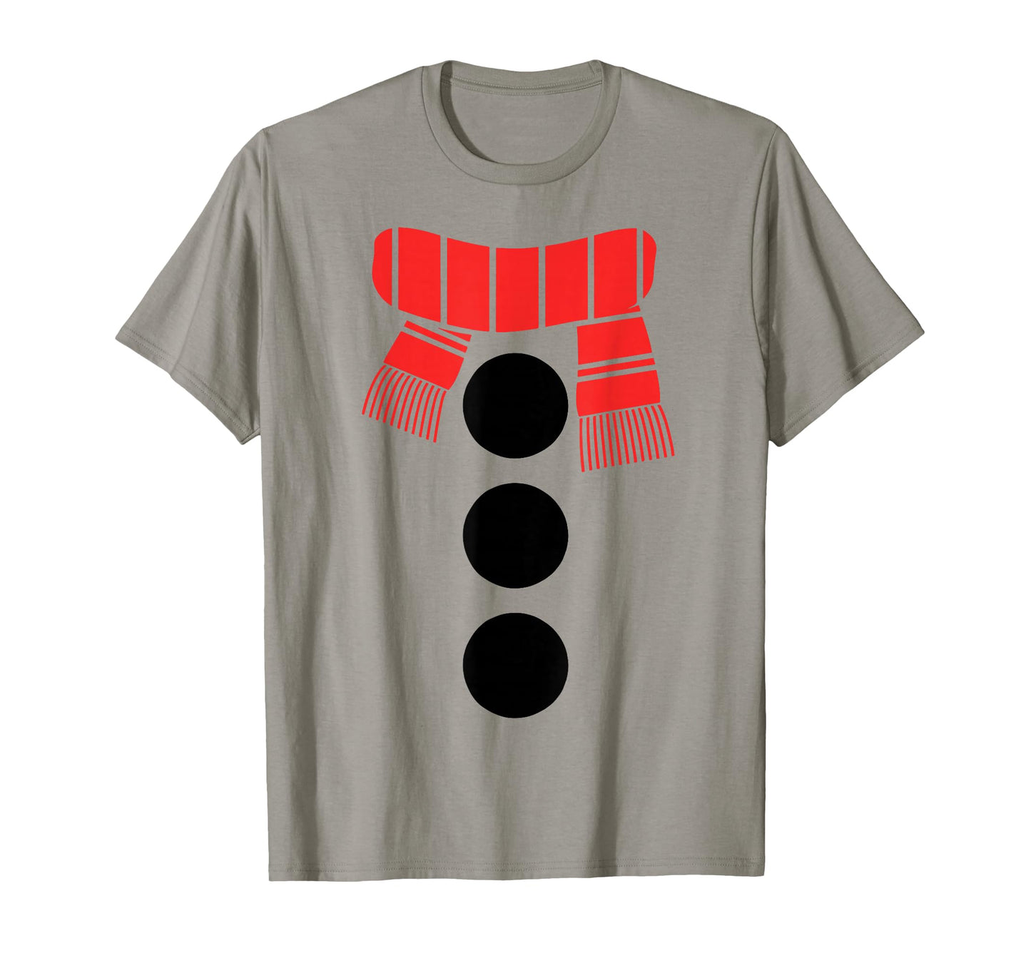 Snowman Shirt Adult Kids Men Women White Snowman Costume T-Shirt