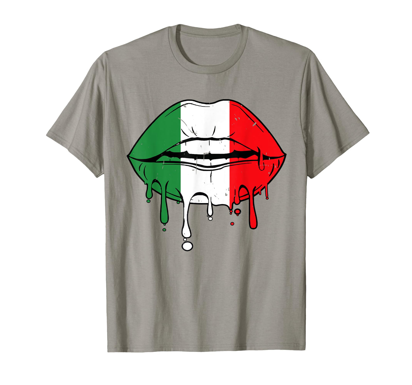 Cinco De Mayo Outfit Women Men Sexy Lip Mexican Flag Funny T-Shirt