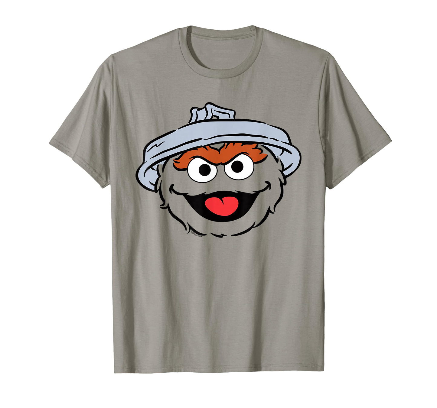Sesame Street Oscar The Grouch Full Face Halloween Costume T-Shirt