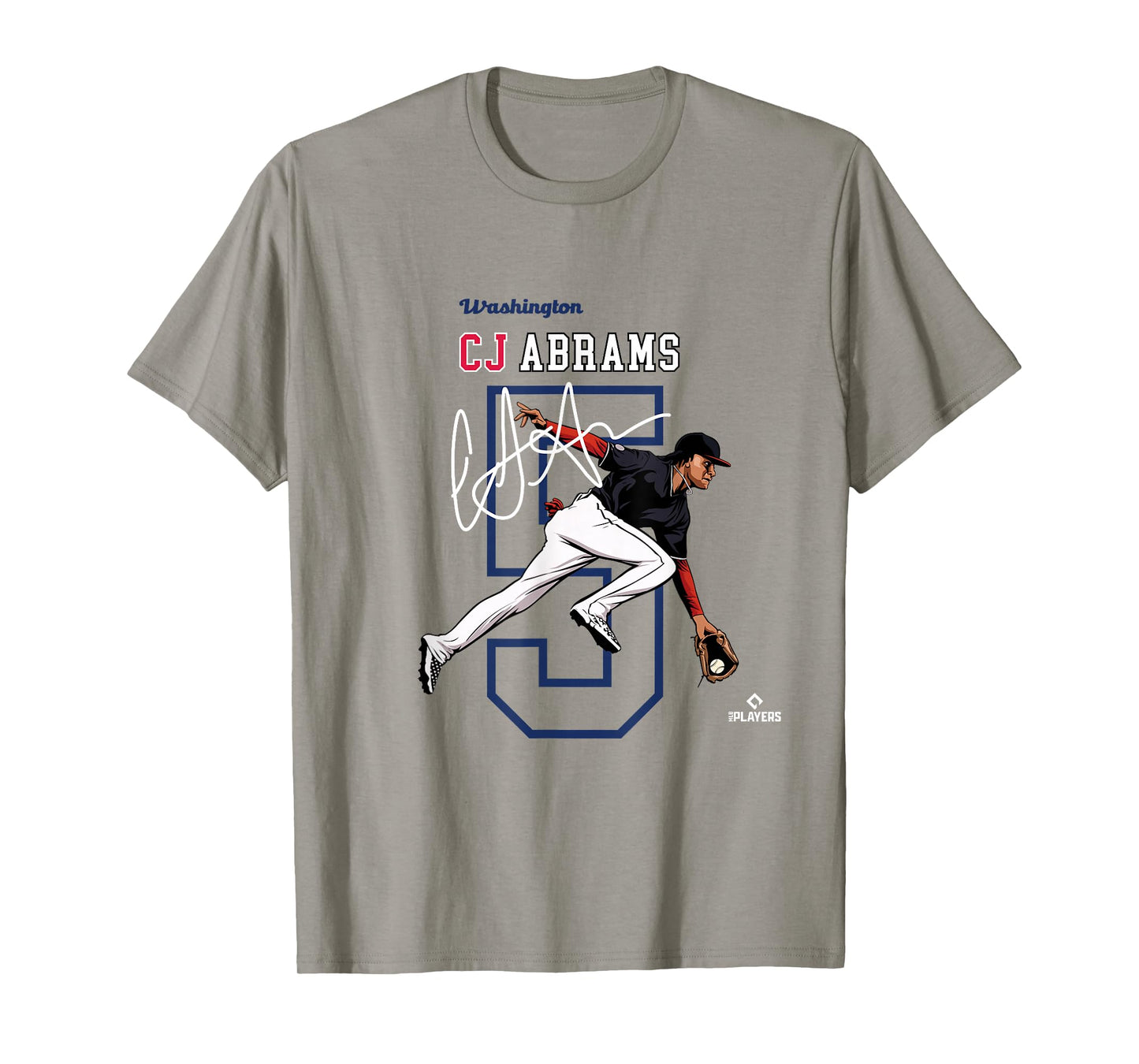 License Champs | Washington Baseball Fans | CJ Abrams MLBCJBRA3004 T-Shirt