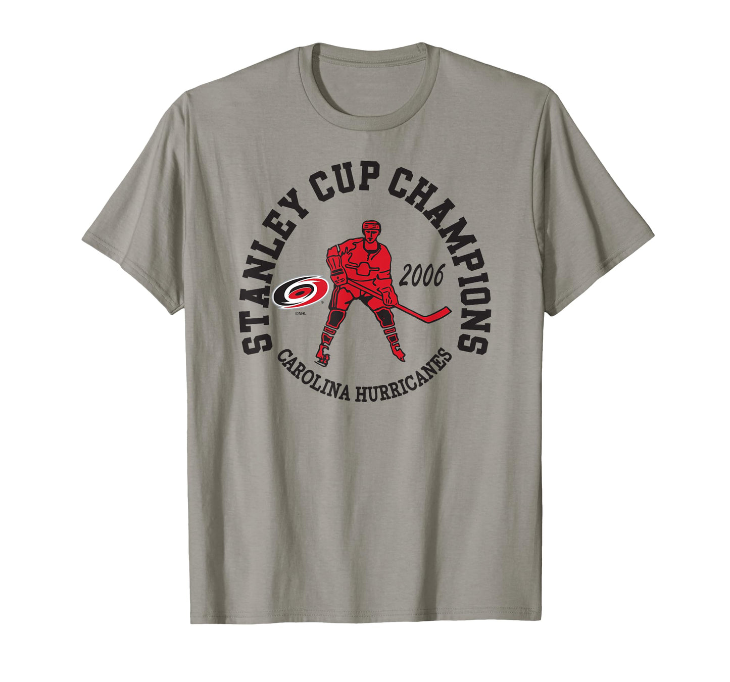 Carolina Hurricanes Stanley Cup Champions 2006 Gray T-Shirt